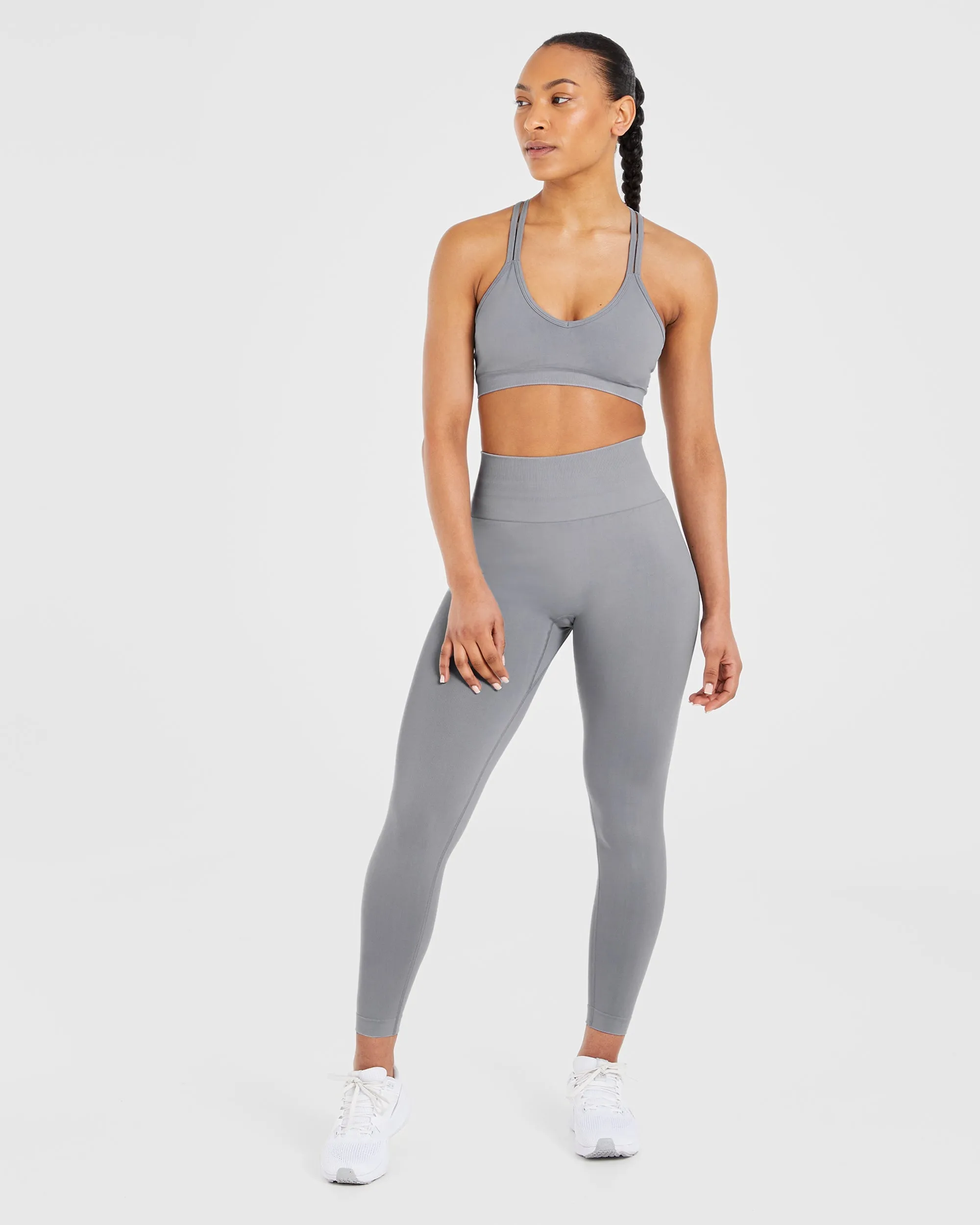 Power Seamless Leggings - Grey sold by AYBL product image thumbnail 3