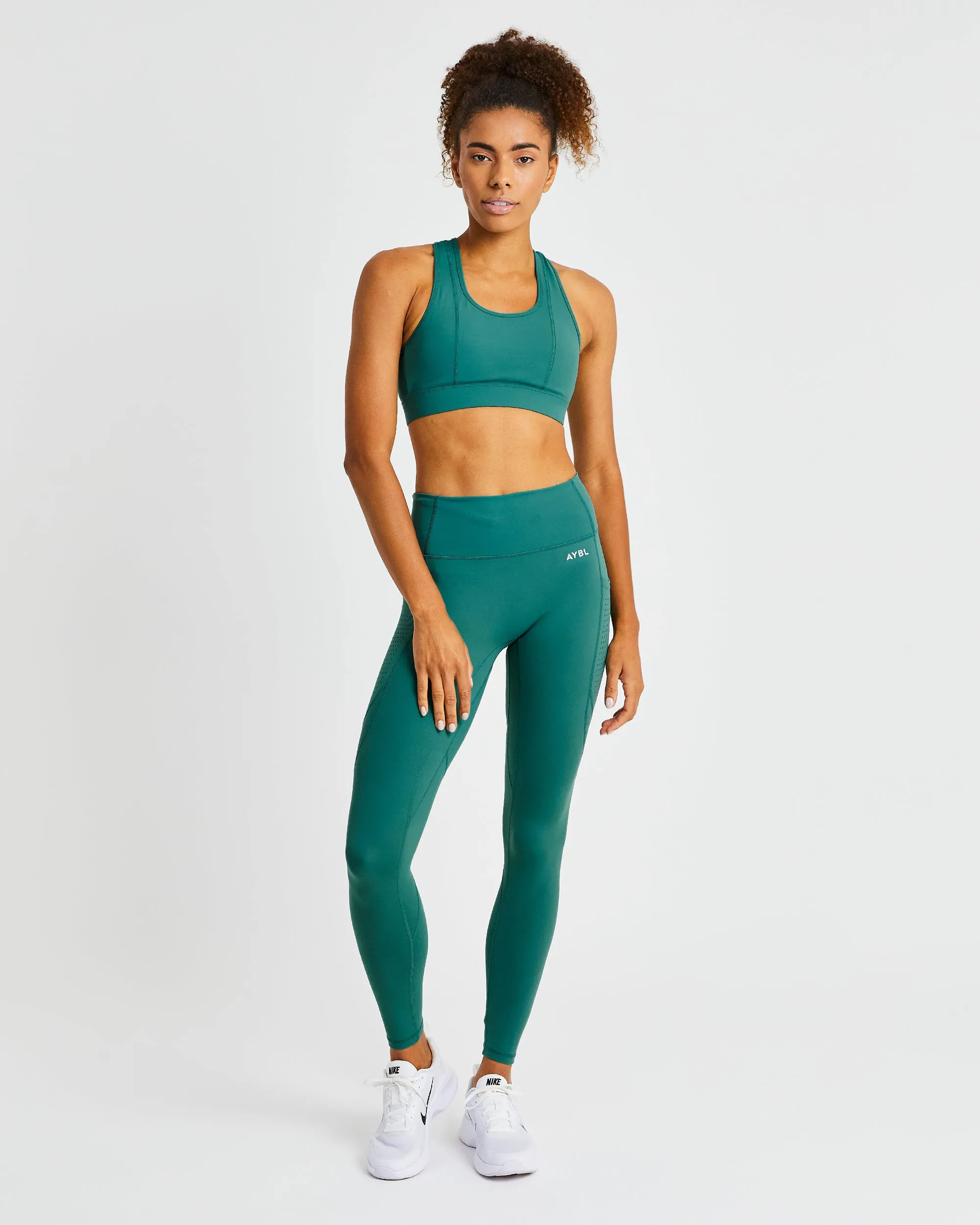 Pace Sports Bra - Deep Green sold by AYBL product image thumbnail 3