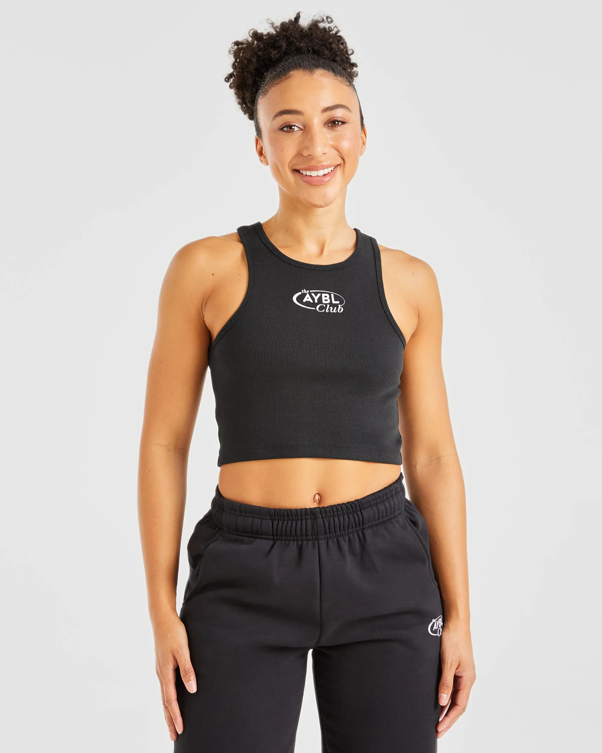 AYBL Club Vest Top - Black sold by AYBL