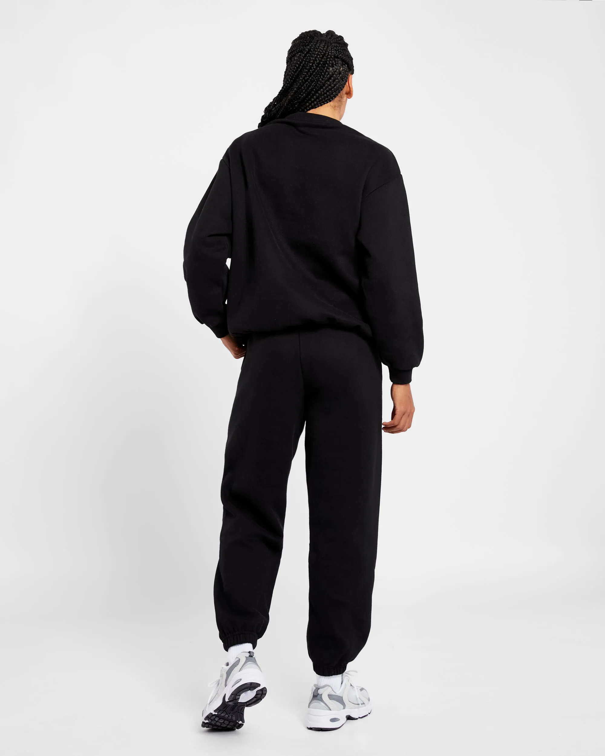 Varsity Oversized Joggers - Black sold by AYBL product image thumbnail 4
