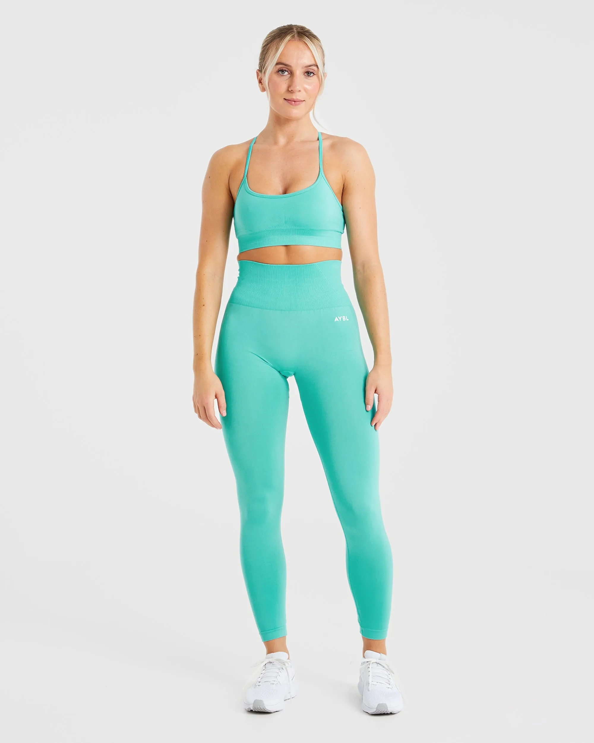 Empower Seamless Sports Bra - Jade Green sold by AYBL product image thumbnail 3