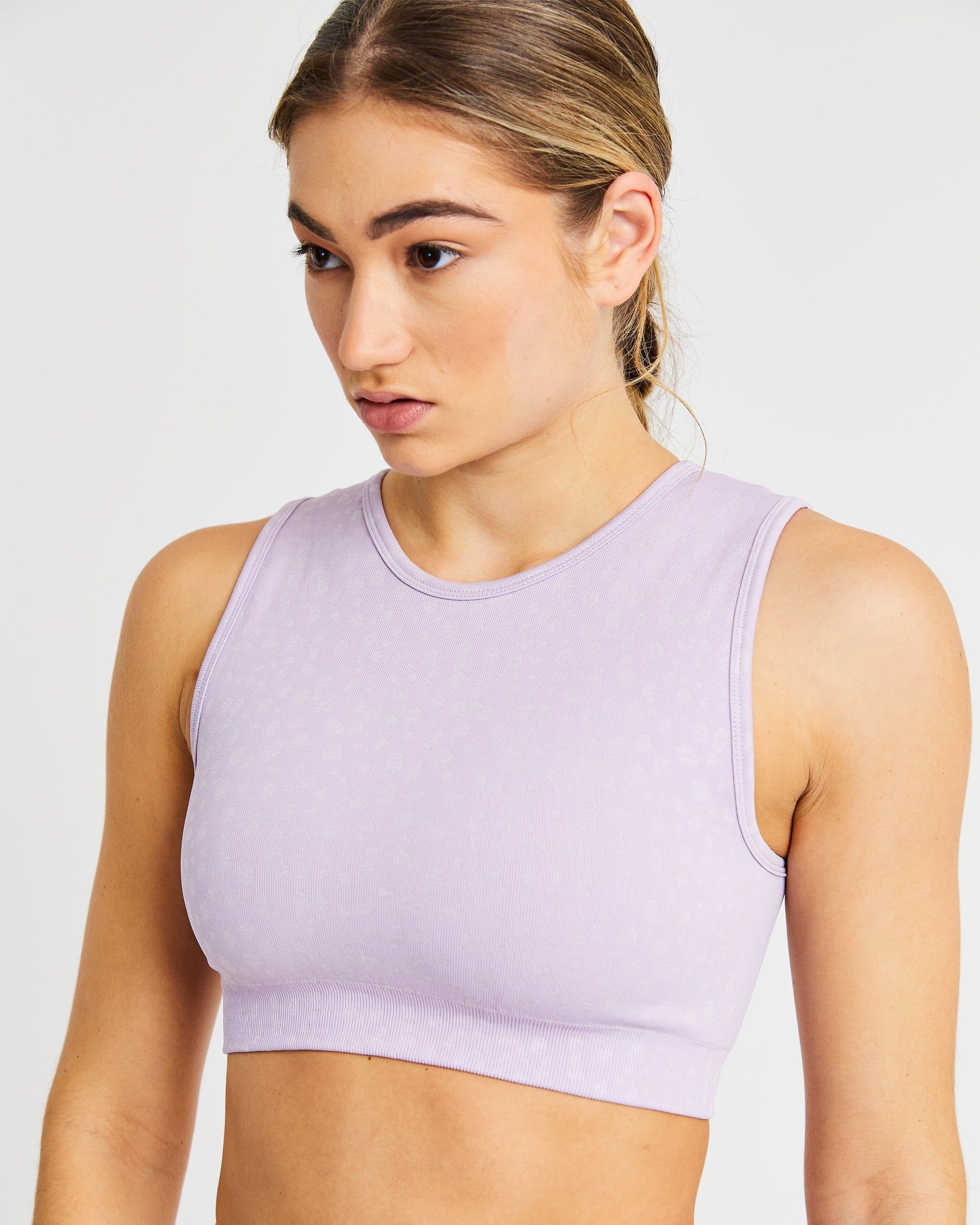 Evolve Speckle Seamless Crop Vest - Lilac sold by AYBL product image thumbnail 5