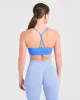 Essential Ruched Sports Bra - Summer Blue sold by AYBL