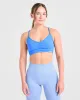 Essential Ruched Sports Bra - Summer Blue sold by AYBL