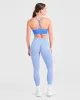 Essential Ruched Sports Bra - Summer Blue sold by AYBL