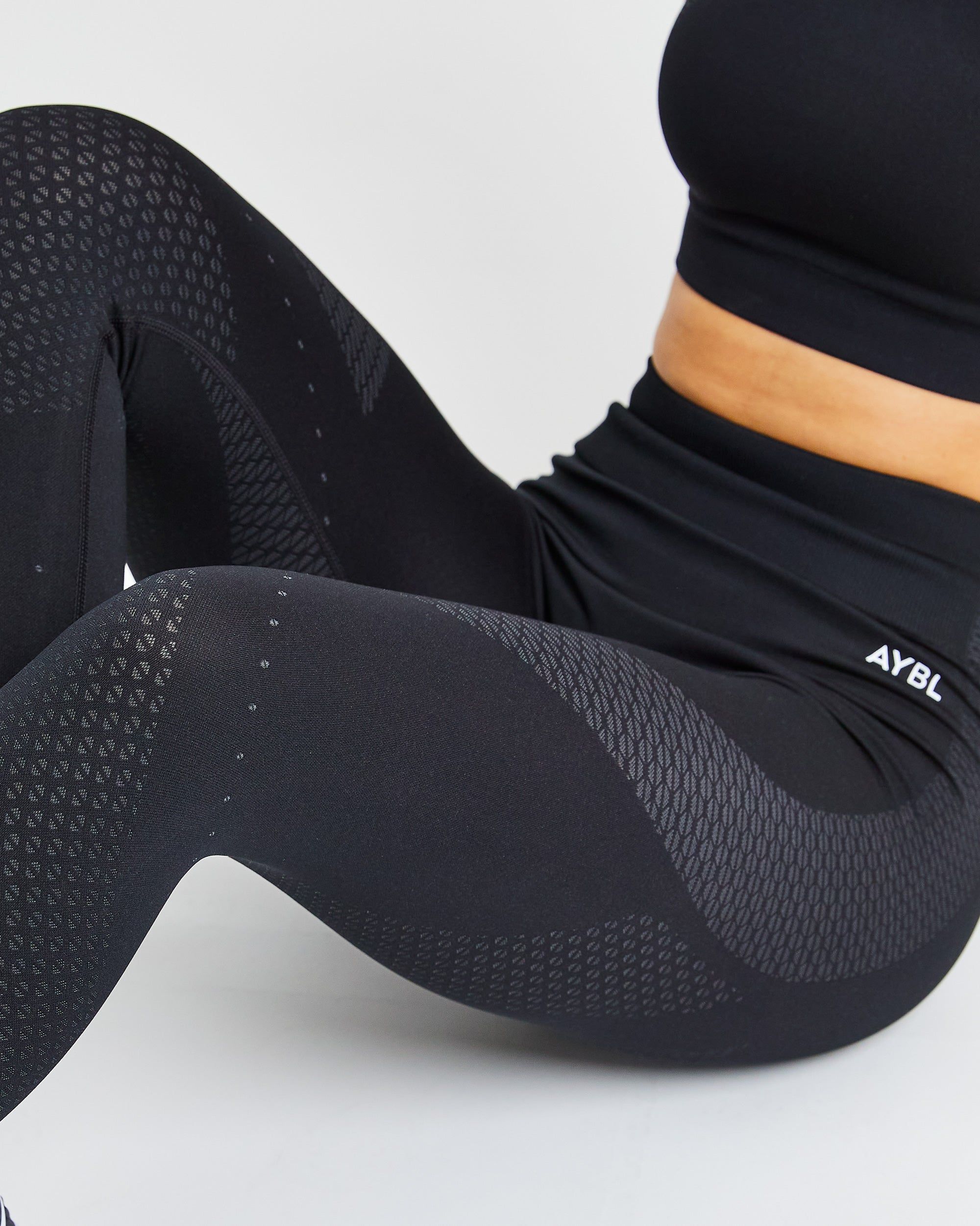 Ignite Seamless Leggings - Midnight Black sold by AYBL product image thumbnail 5