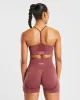 Empower Seamless Sports Bra - Red Marl sold by AYBL