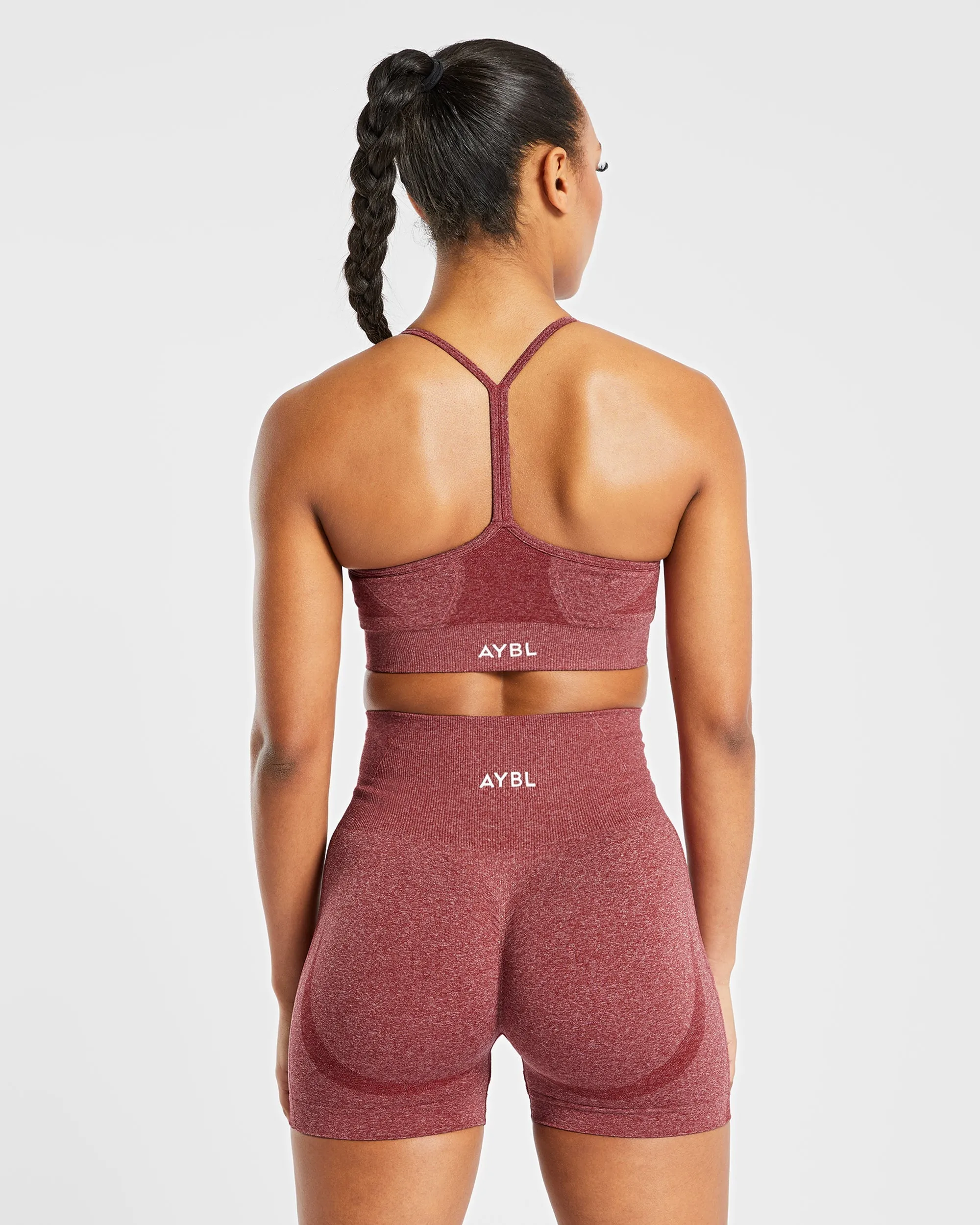 Empower Seamless Sports Bra - Red Marl sold by AYBL product image thumbnail 2