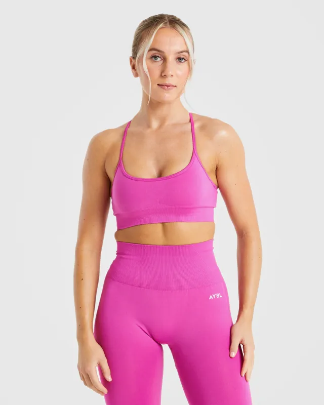 Empower Seamless Sports Bra - Magenta sold by AYBL