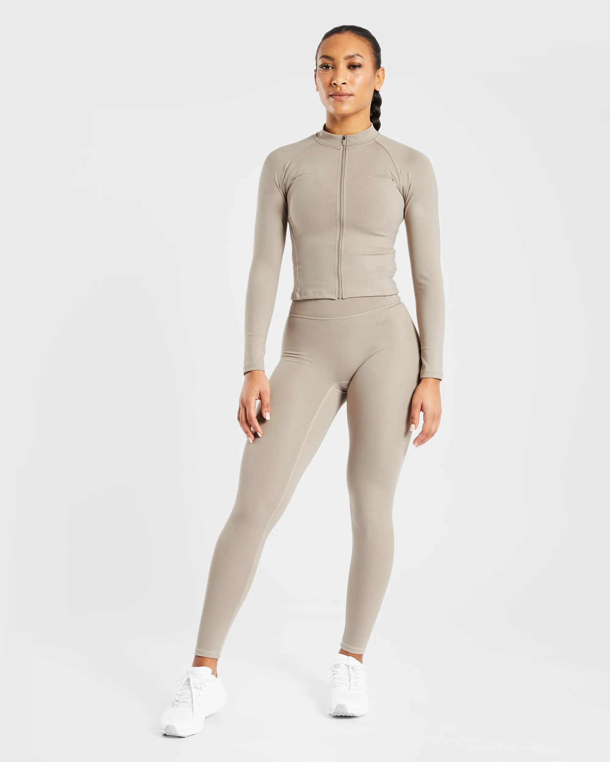 Staple Zip Jacket - Muted Taupe sold by AYBL product image thumbnail 3