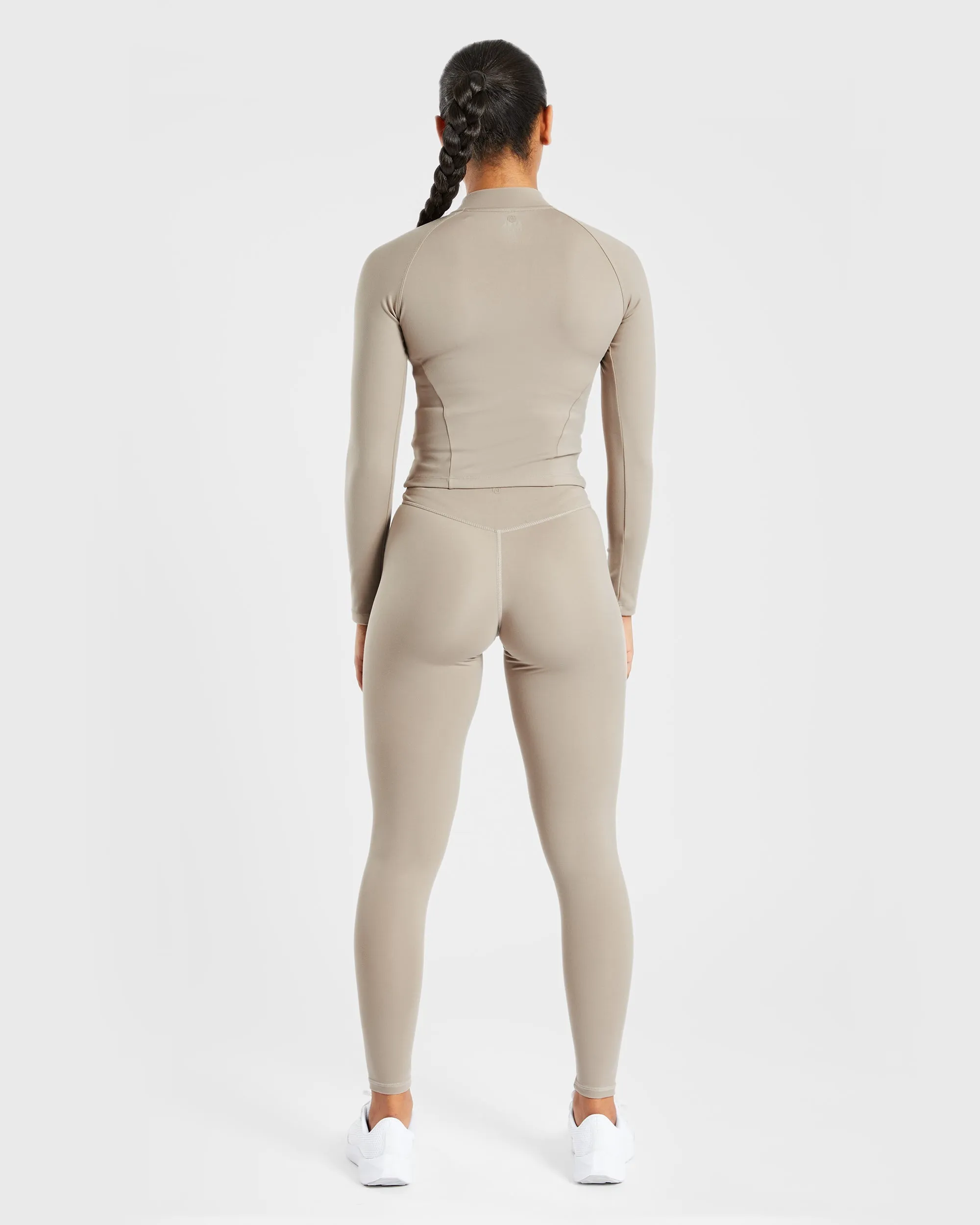 Staple Zip Jacket - Muted Taupe sold by AYBL product image thumbnail 4