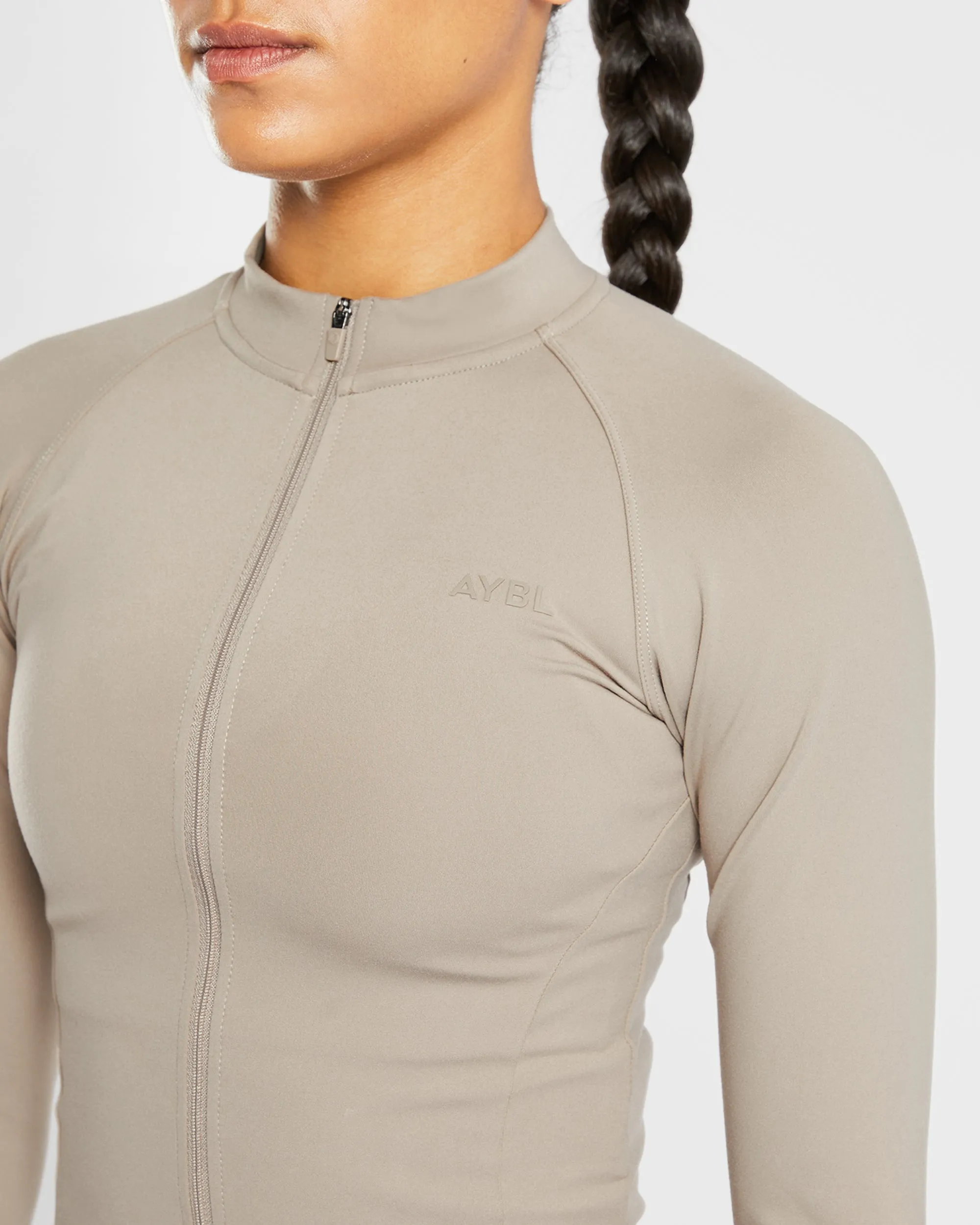 Staple Zip Jacket - Muted Taupe sold by AYBL product image thumbnail 5