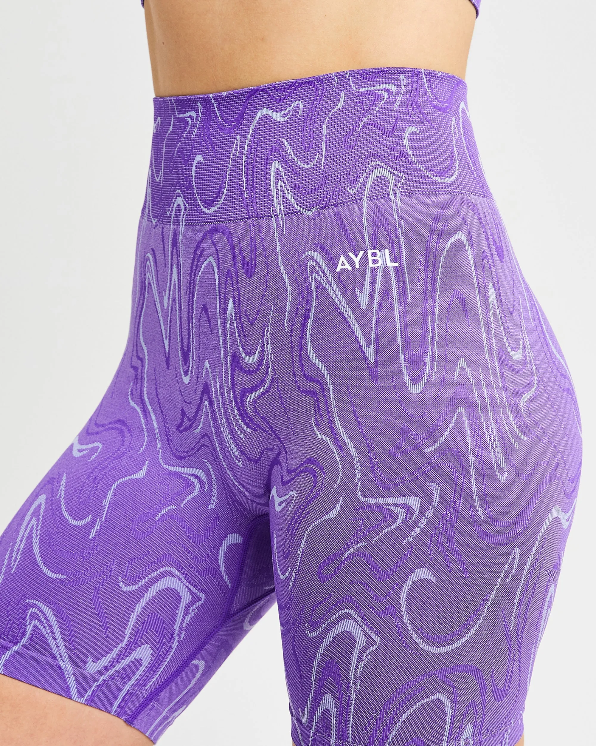 Velocity Seamless Shorts - Purple sold by AYBL product image thumbnail 5
