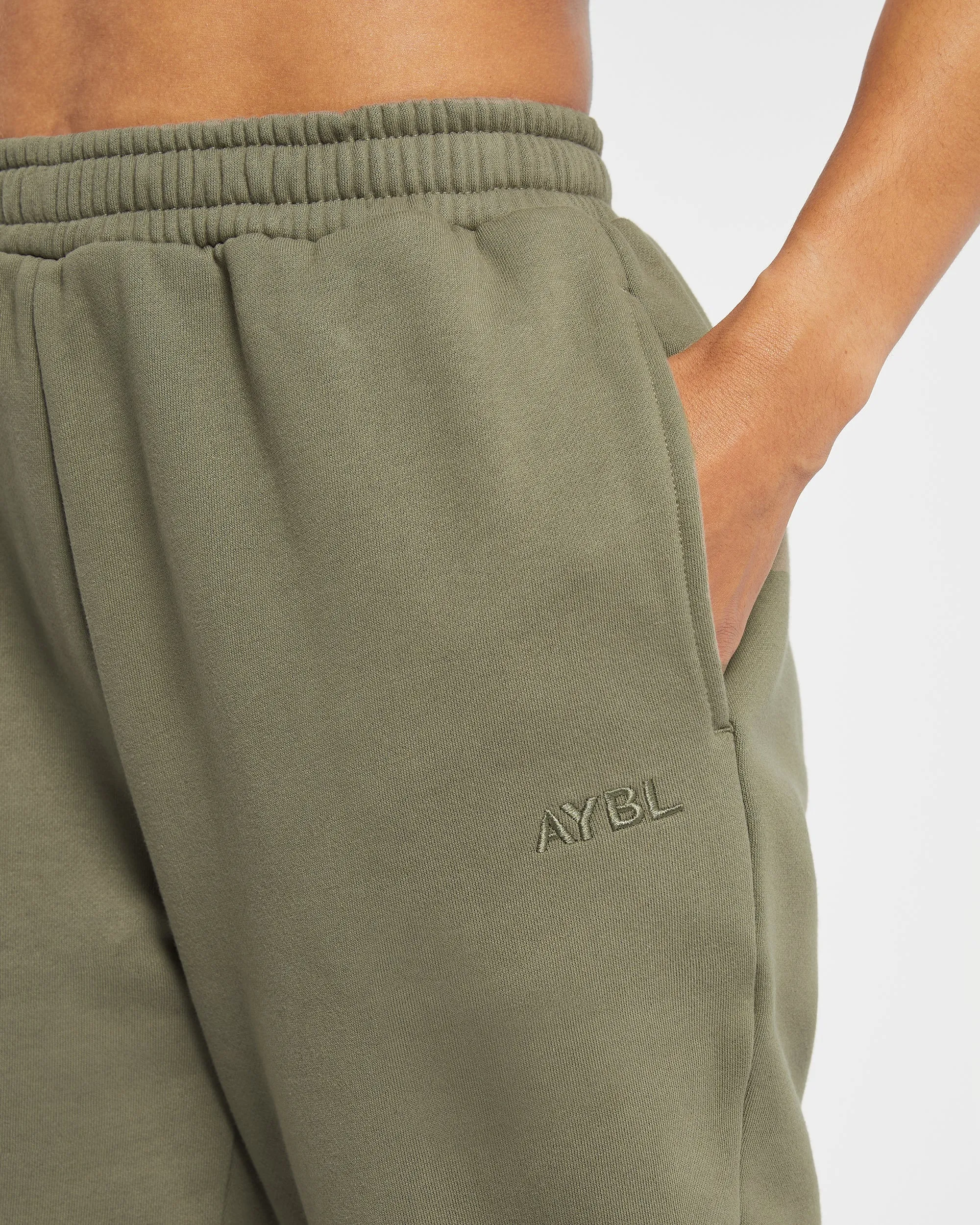 Premium Oversized Joggers - Dusky Olive sold by AYBL product image thumbnail 5