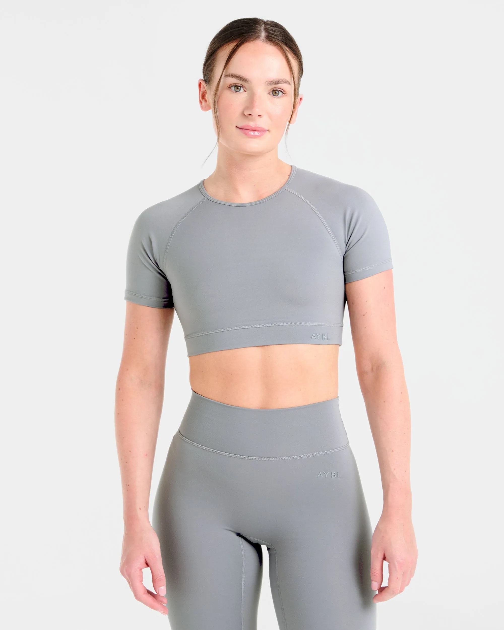 Staple Crop Top - Grey sold by AYBL