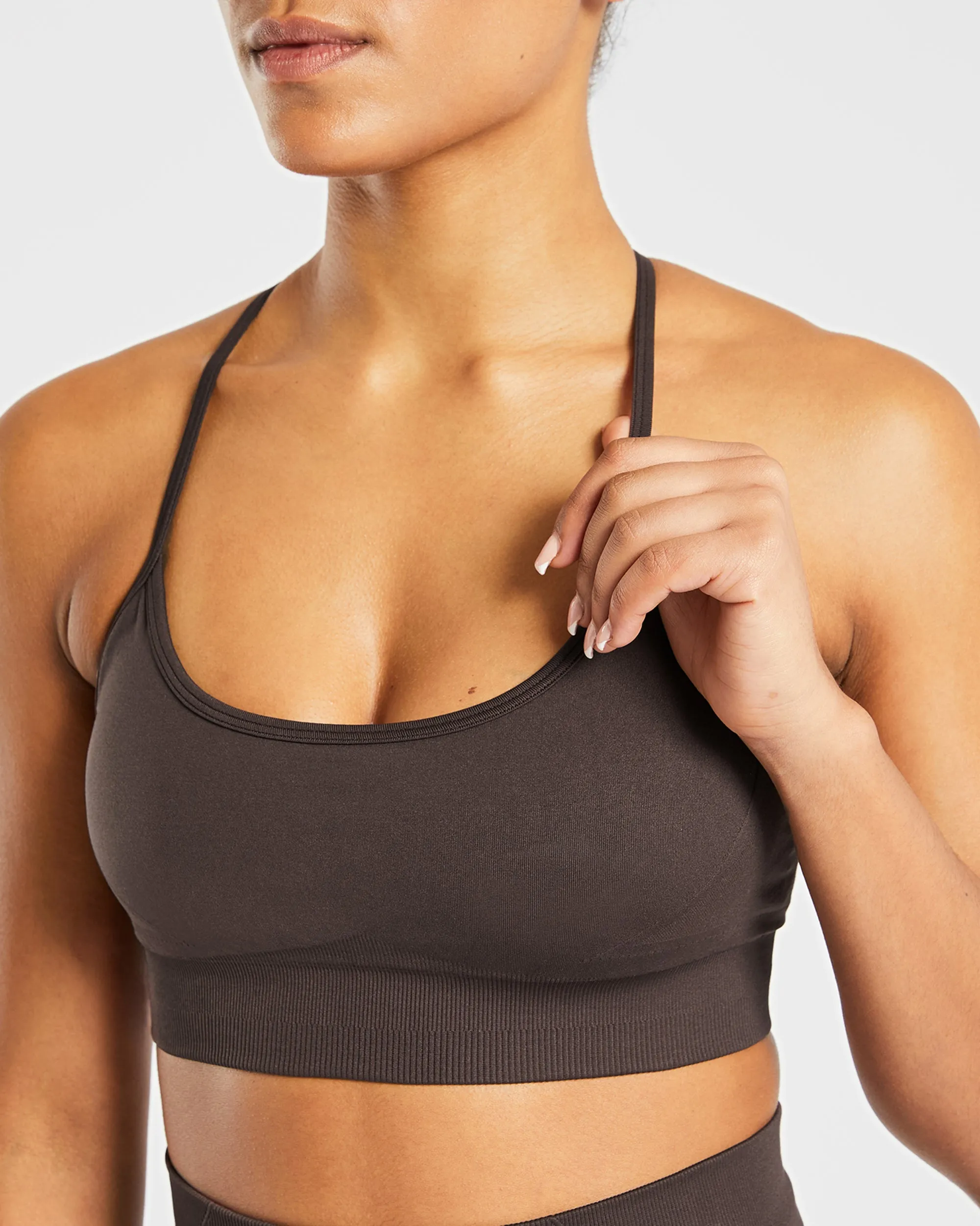 Empower Seamless Sports Bra - Cocoa Brown sold by AYBL product image thumbnail 5