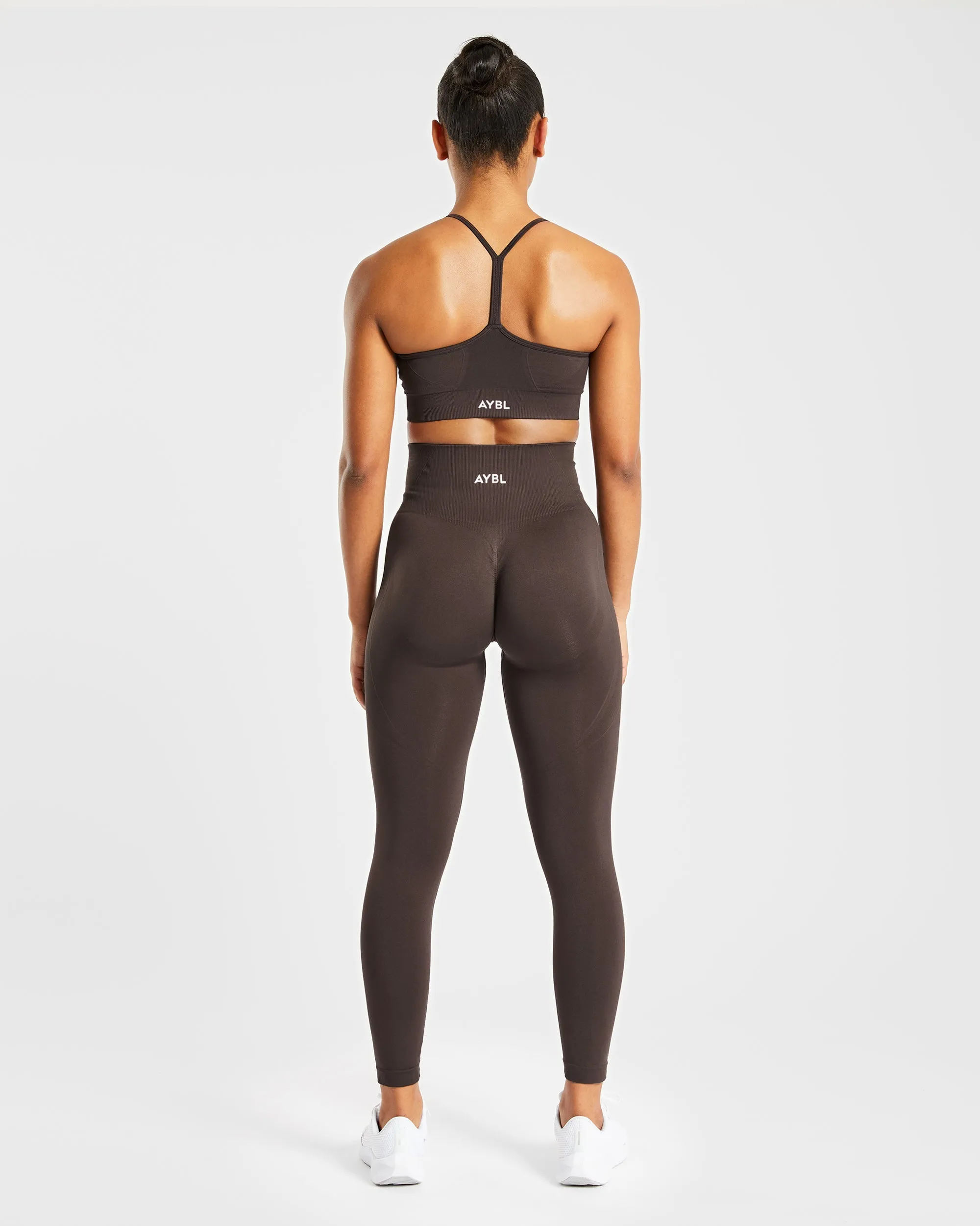 Empower Seamless Sports Bra - Cocoa Brown sold by AYBL product image thumbnail 4