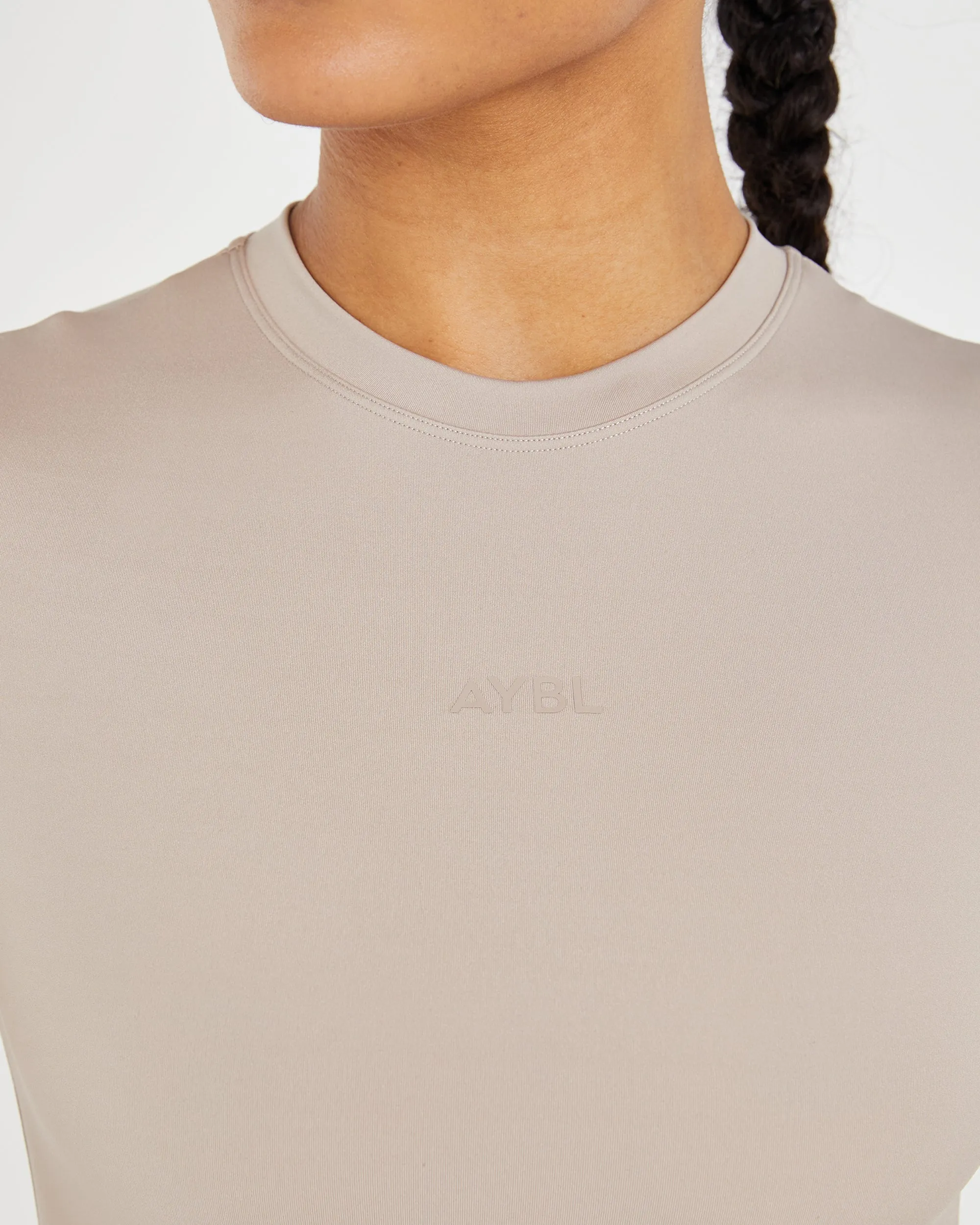 Sculpt T Shirt - Latte sold by AYBL product image thumbnail 5