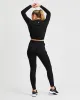 Studio 1/2 Zip Pullover - Black sold by AYBL