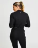 Studio 1/2 Zip Pullover - Black sold by AYBL