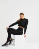 Studio 1/2 Zip Pullover - Black sold by AYBL