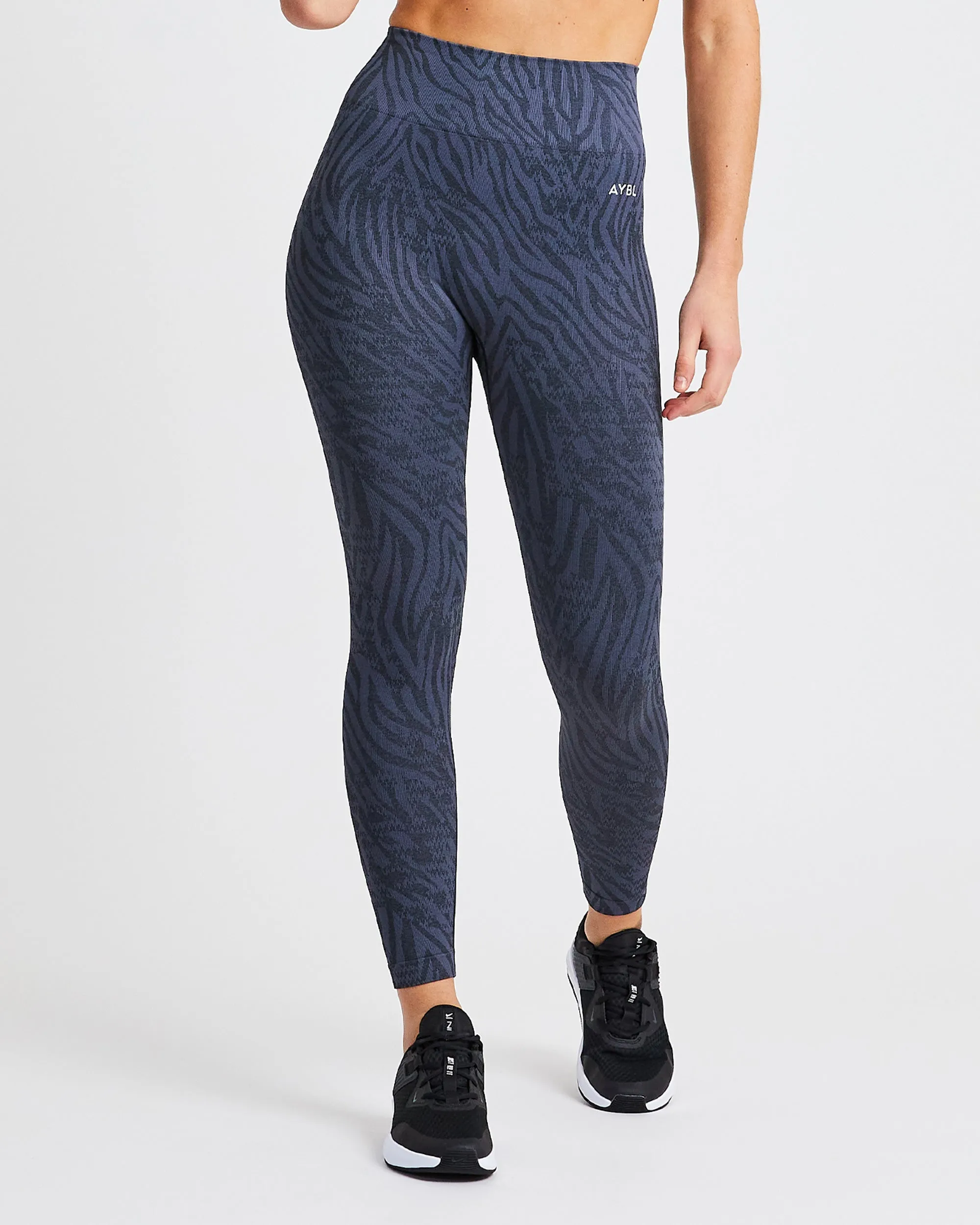 Evolve Animal Seamless Leggings - Slate Blue sold by AYBL