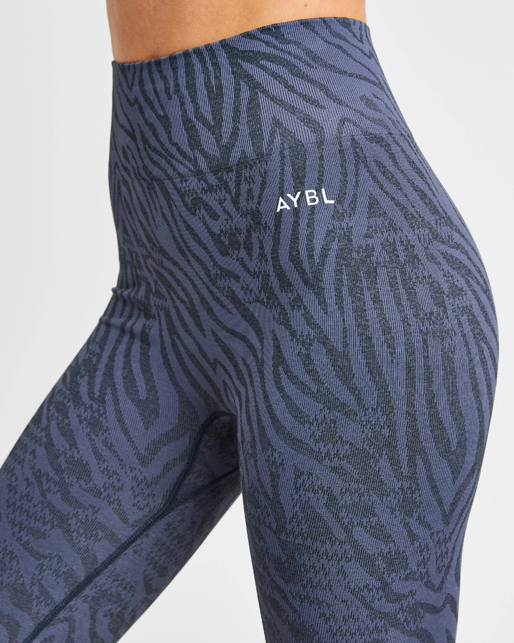 Evolve Animal Seamless Leggings - Slate Blue sold by AYBL product image thumbnail 5