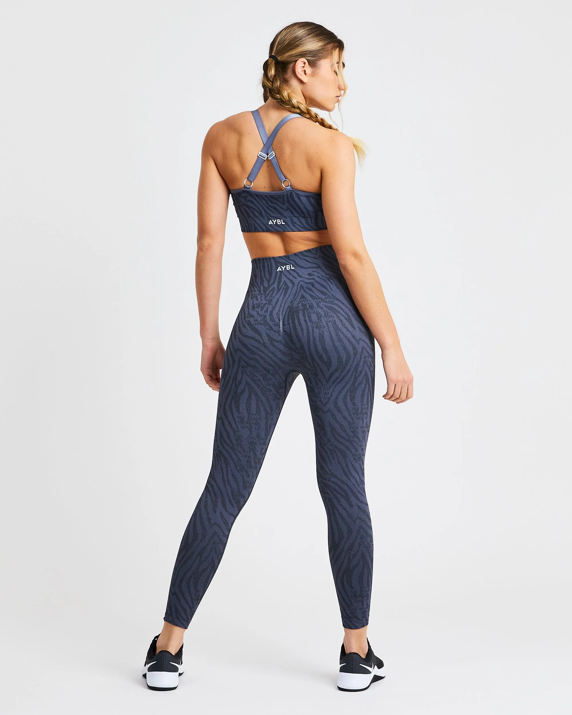 Evolve Animal Seamless Leggings - Slate Blue sold by AYBL product image thumbnail 4