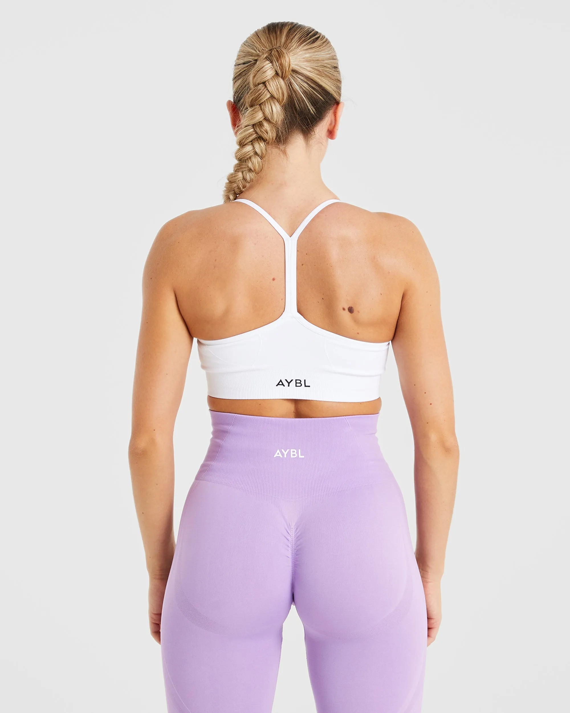 Empower Seamless Sports Bra - White sold by AYBL product image thumbnail 2