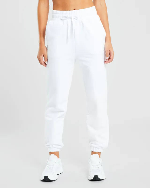 Everyday Relaxed Joggers - White sold by AYBL