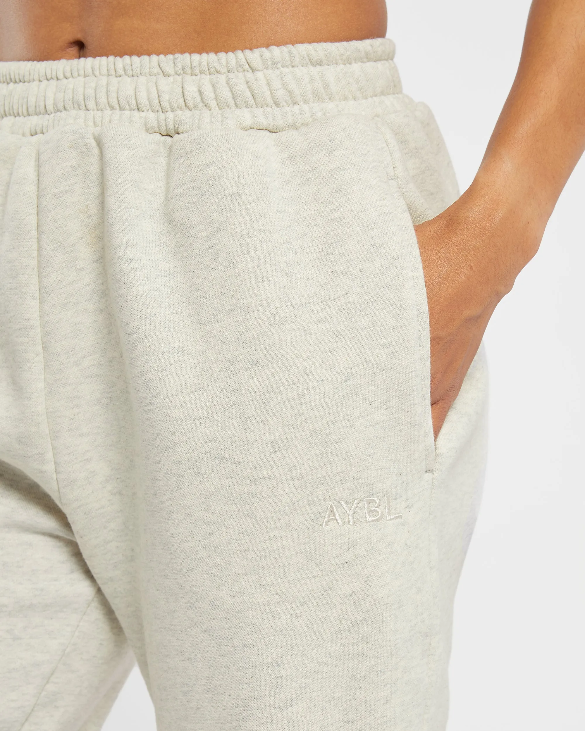 Premium Oversized Joggers - Beige Marl sold by AYBL product image thumbnail 5
