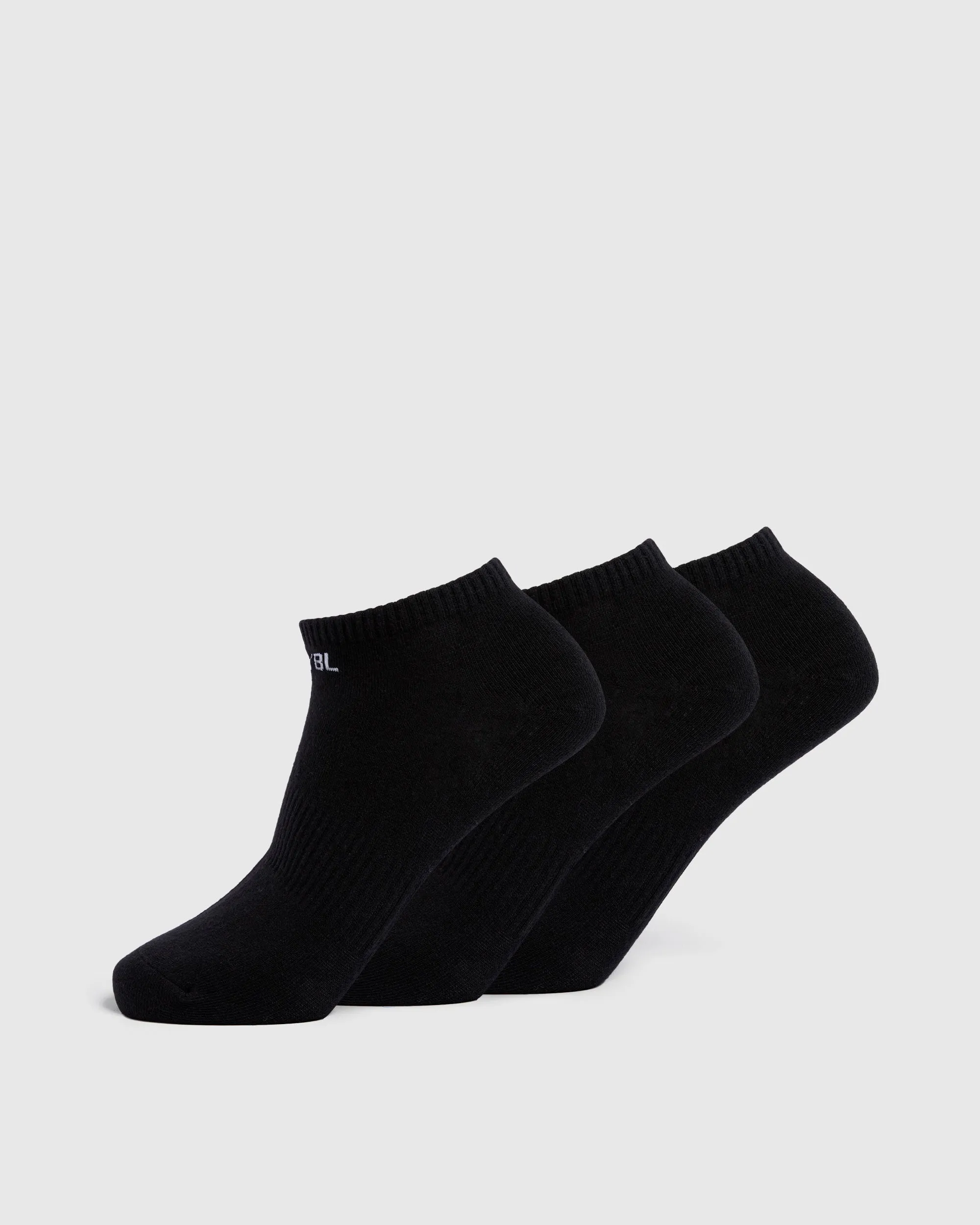 Everyday Trainer Socks (3 Pack) - Black sold by AYBL