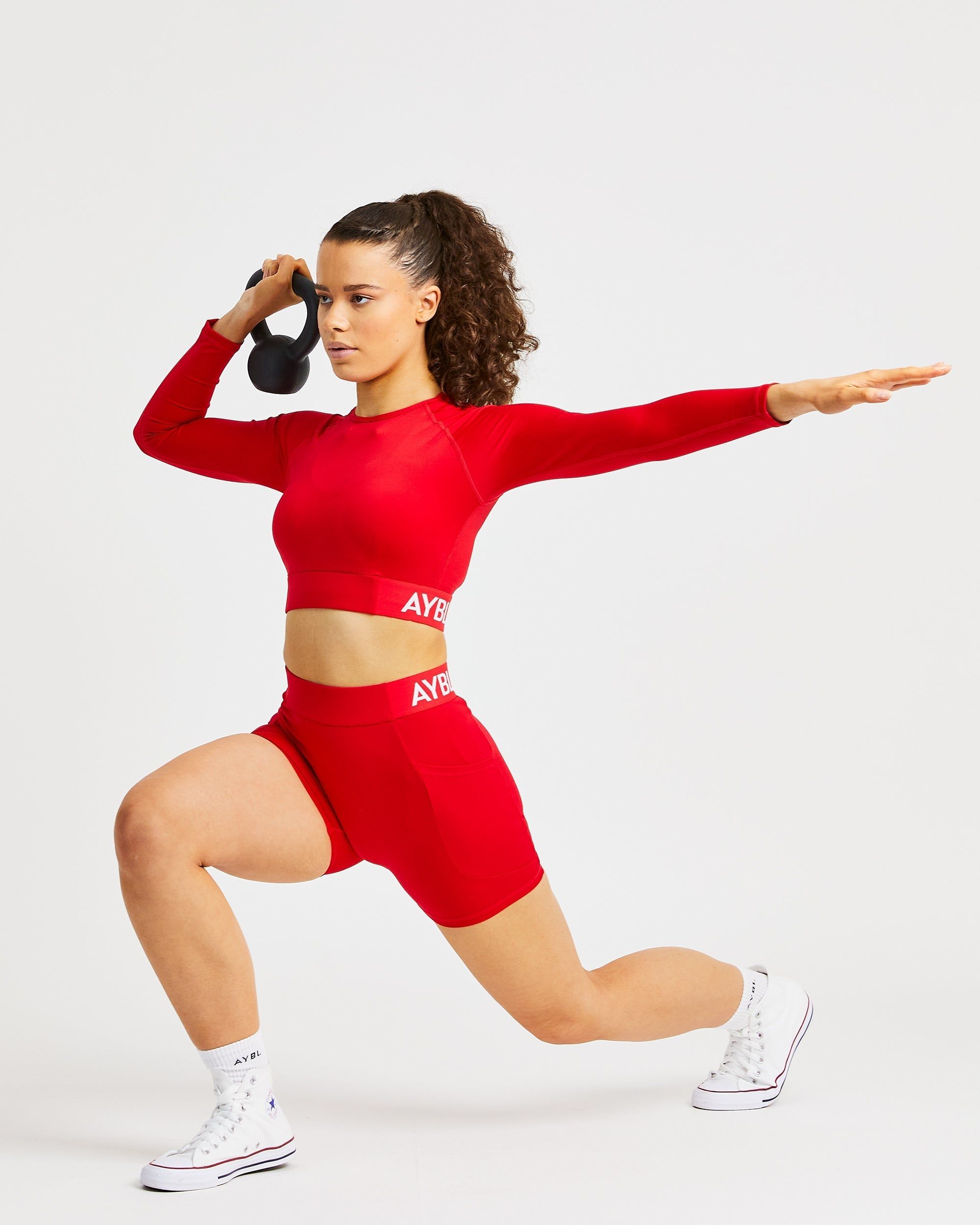 Training Shorts - Red sold by AYBL product image thumbnail 5