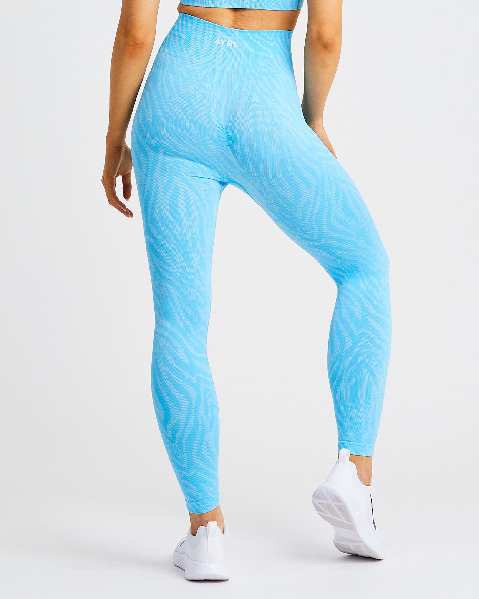 Evolve Animal Seamless Leggings - Blue sold by AYBL product image thumbnail 2