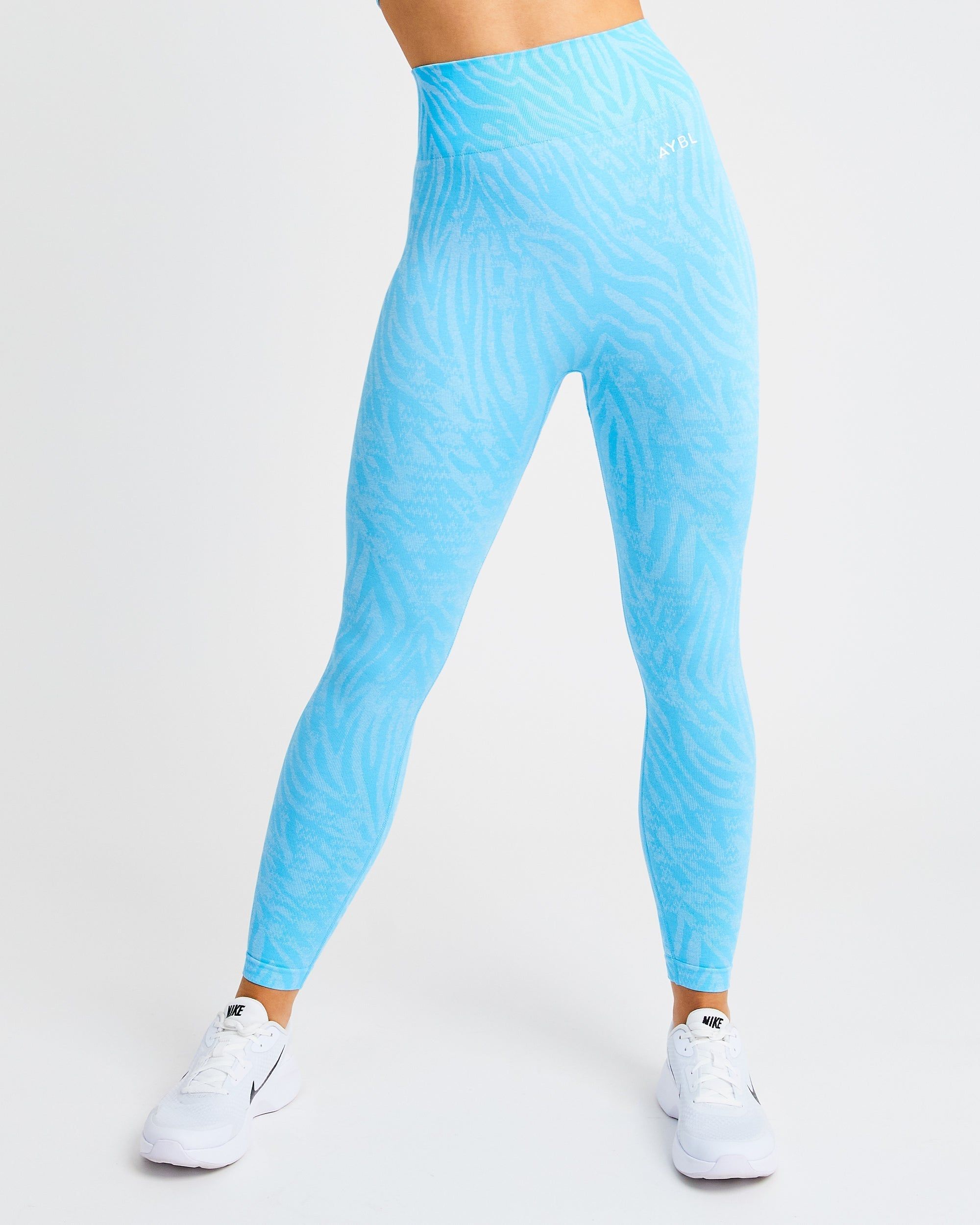 Evolve Animal Seamless Leggings - Blue sold by AYBL
