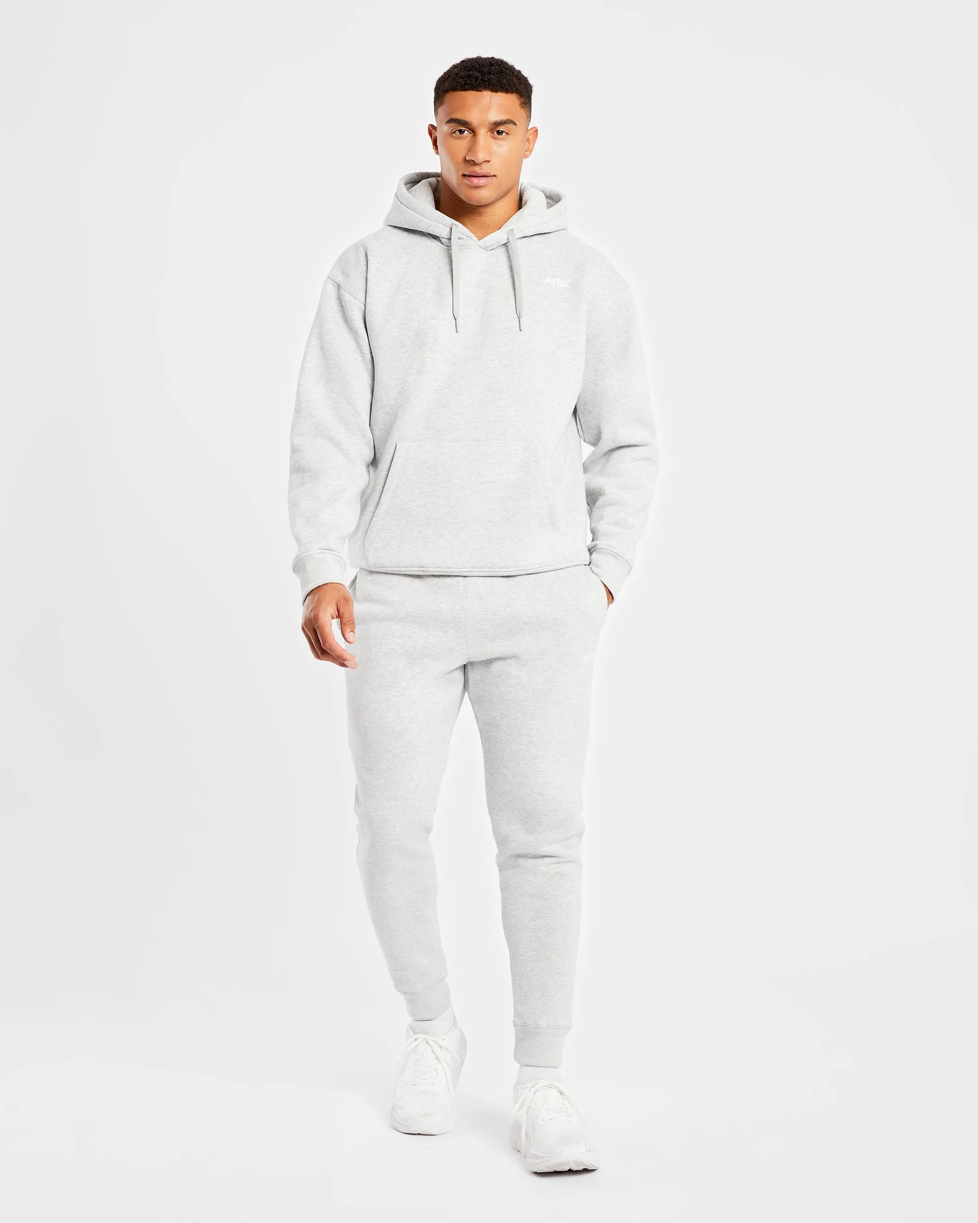 Essential Hoodie - Grey Marl sold by AYBL product image thumbnail 3