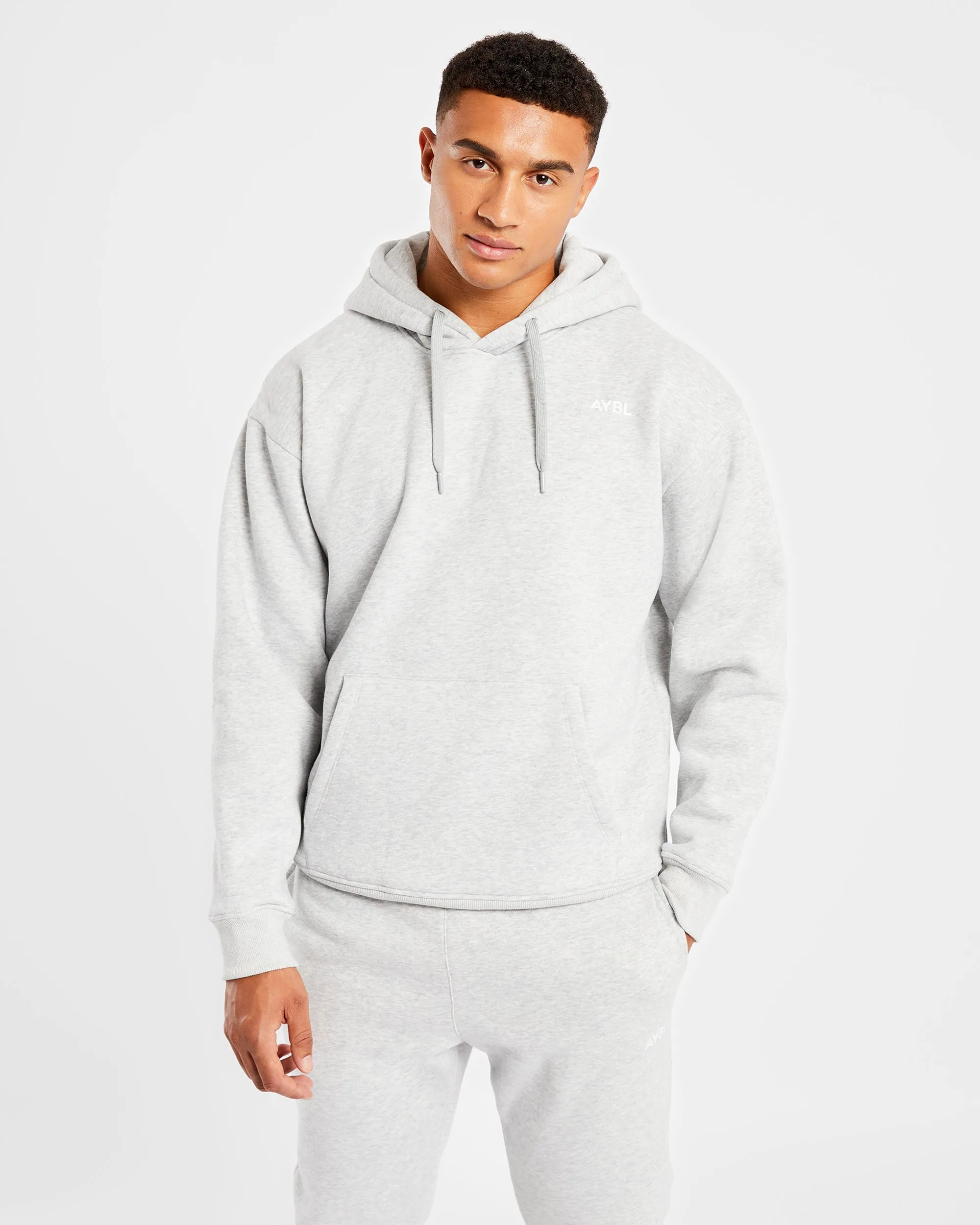 Essential Hoodie - Grey Marl sold by AYBL