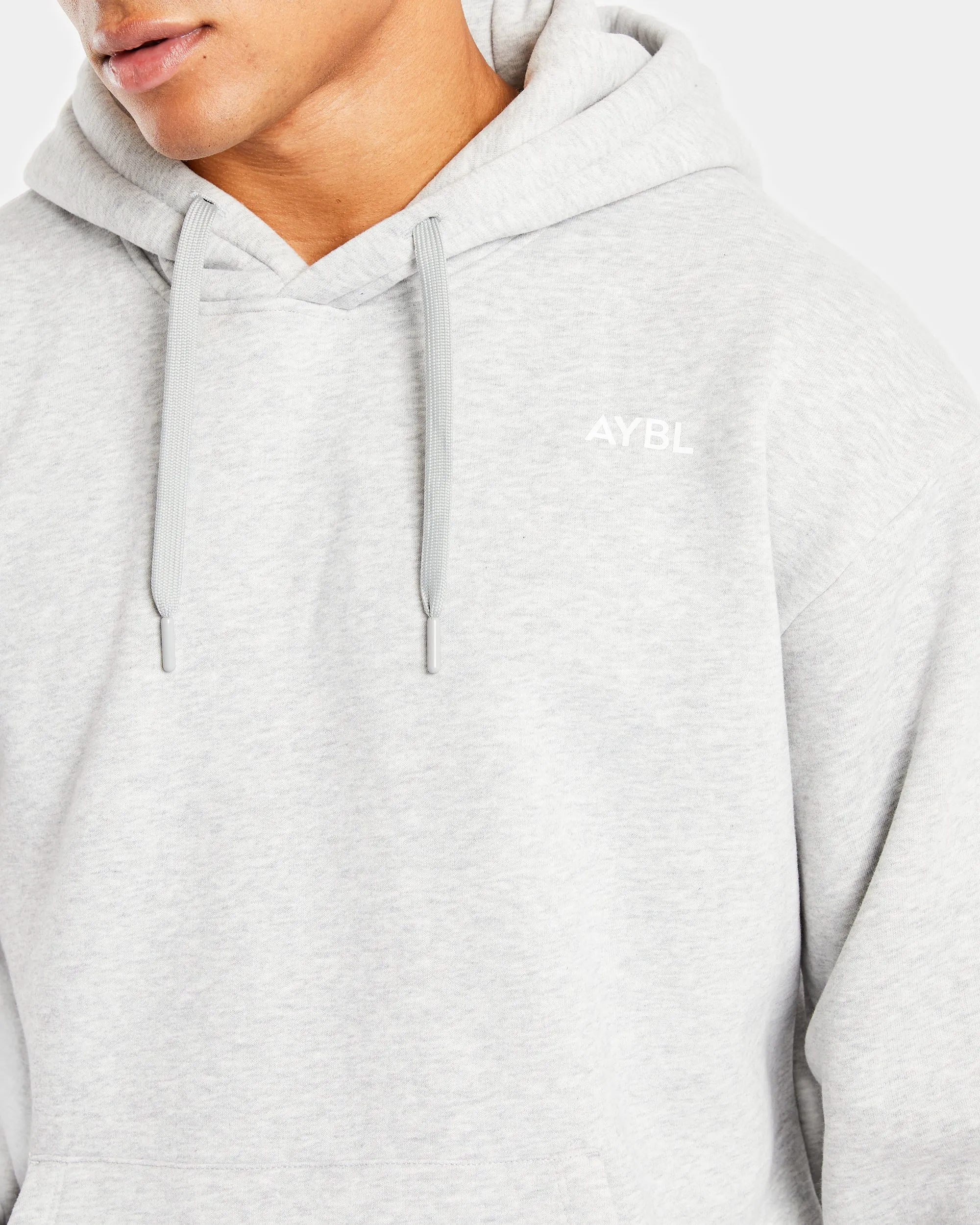 Essential Hoodie - Grey Marl sold by AYBL product image thumbnail 5