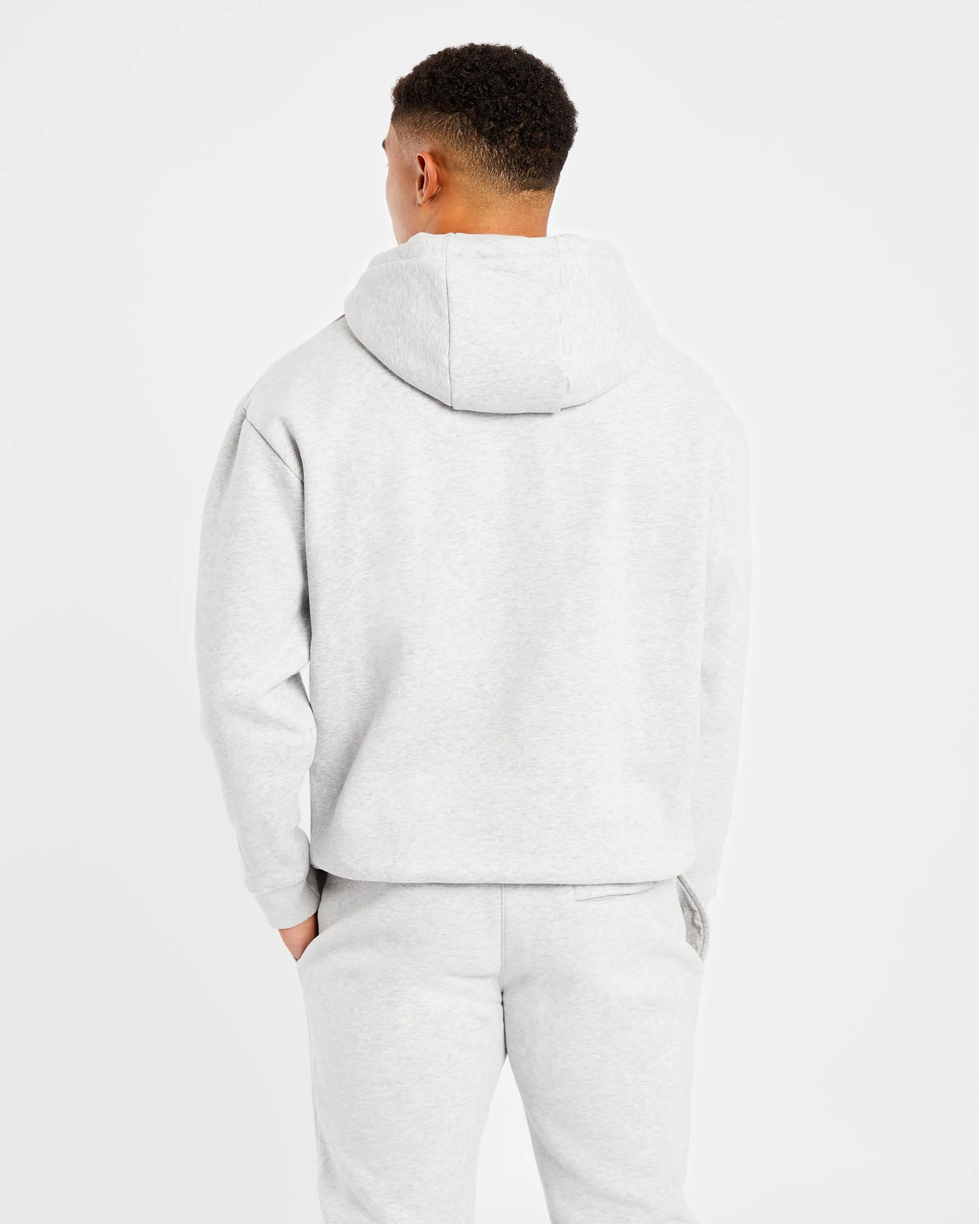 Essential Hoodie - Grey Marl sold by AYBL product image thumbnail 2