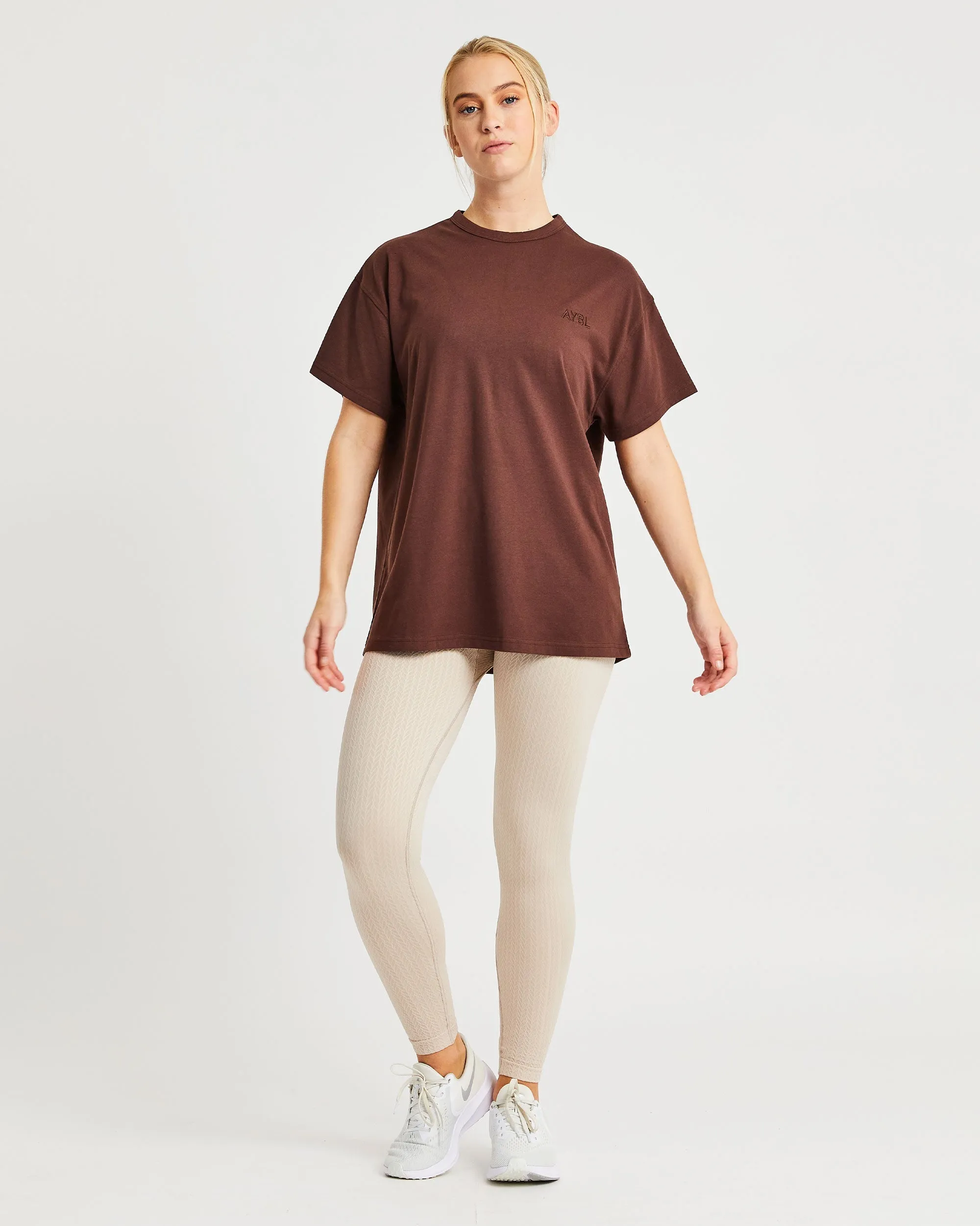 Luxe T Shirt - Brown sold by AYBL product image thumbnail 3