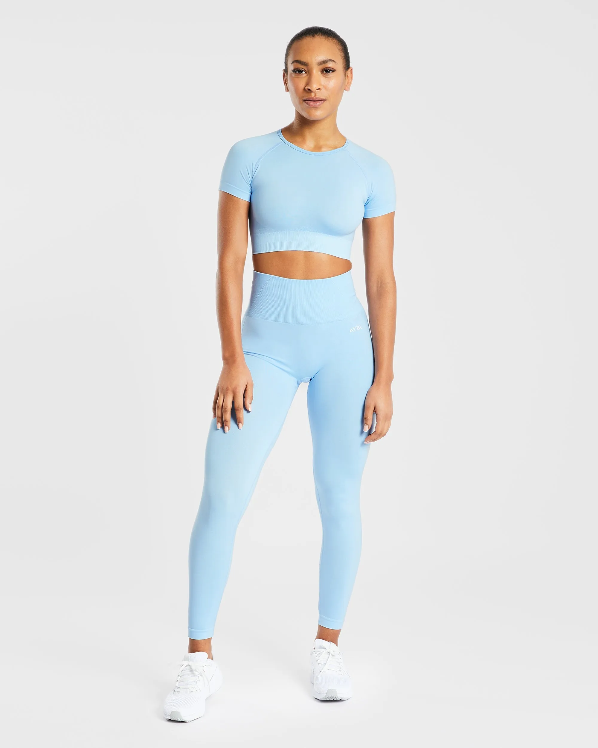 Empower Seamless Leggings - Sky Blue sold by AYBL product image thumbnail 3