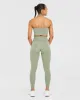 Staple Halterneck Crop Top - Olive Green sold by AYBL