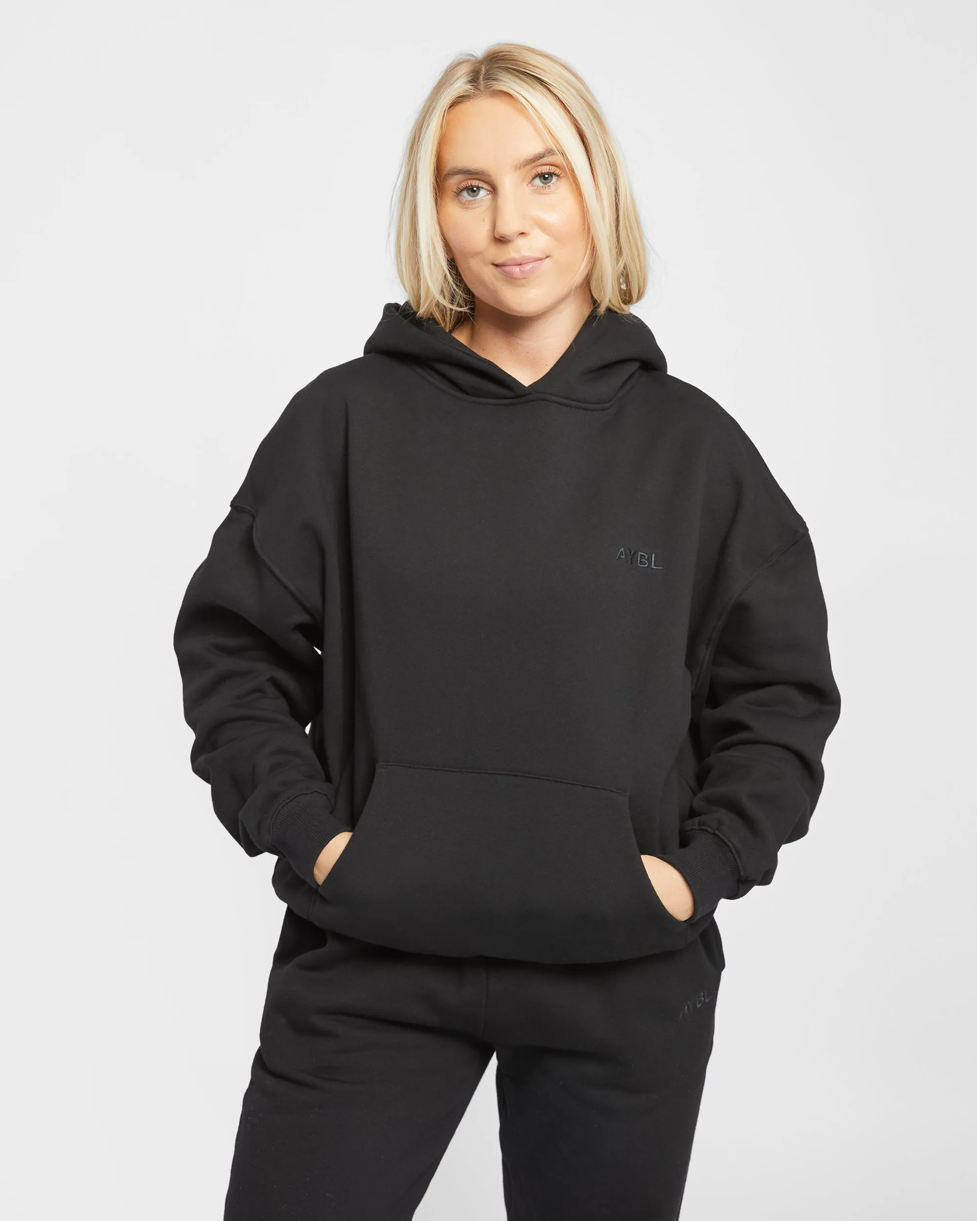 Premium Oversized Hoodie - Black sold by AYBL