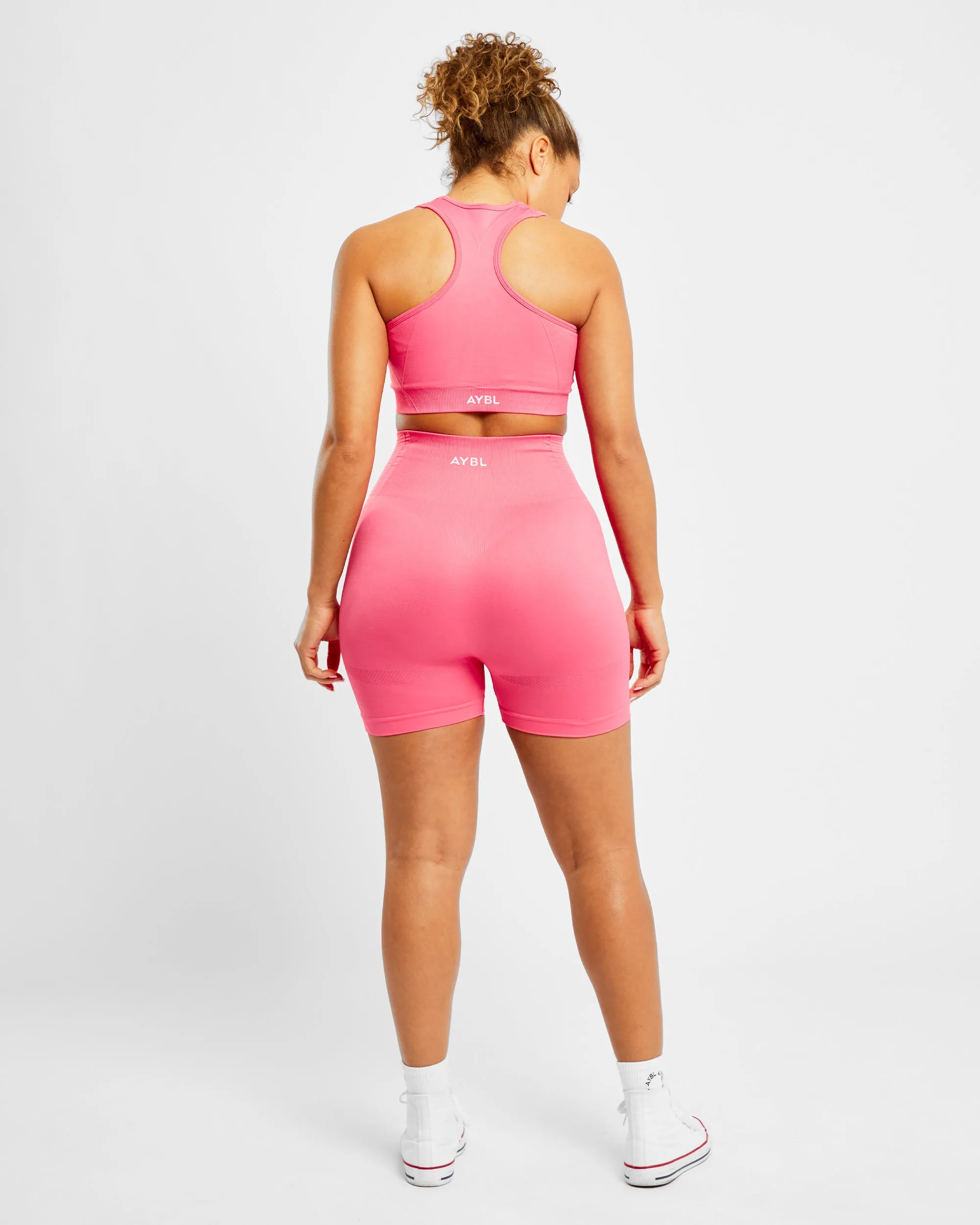 Balance V2 Seamless Sports Bra - Coral Pink sold by AYBL product image thumbnail 4