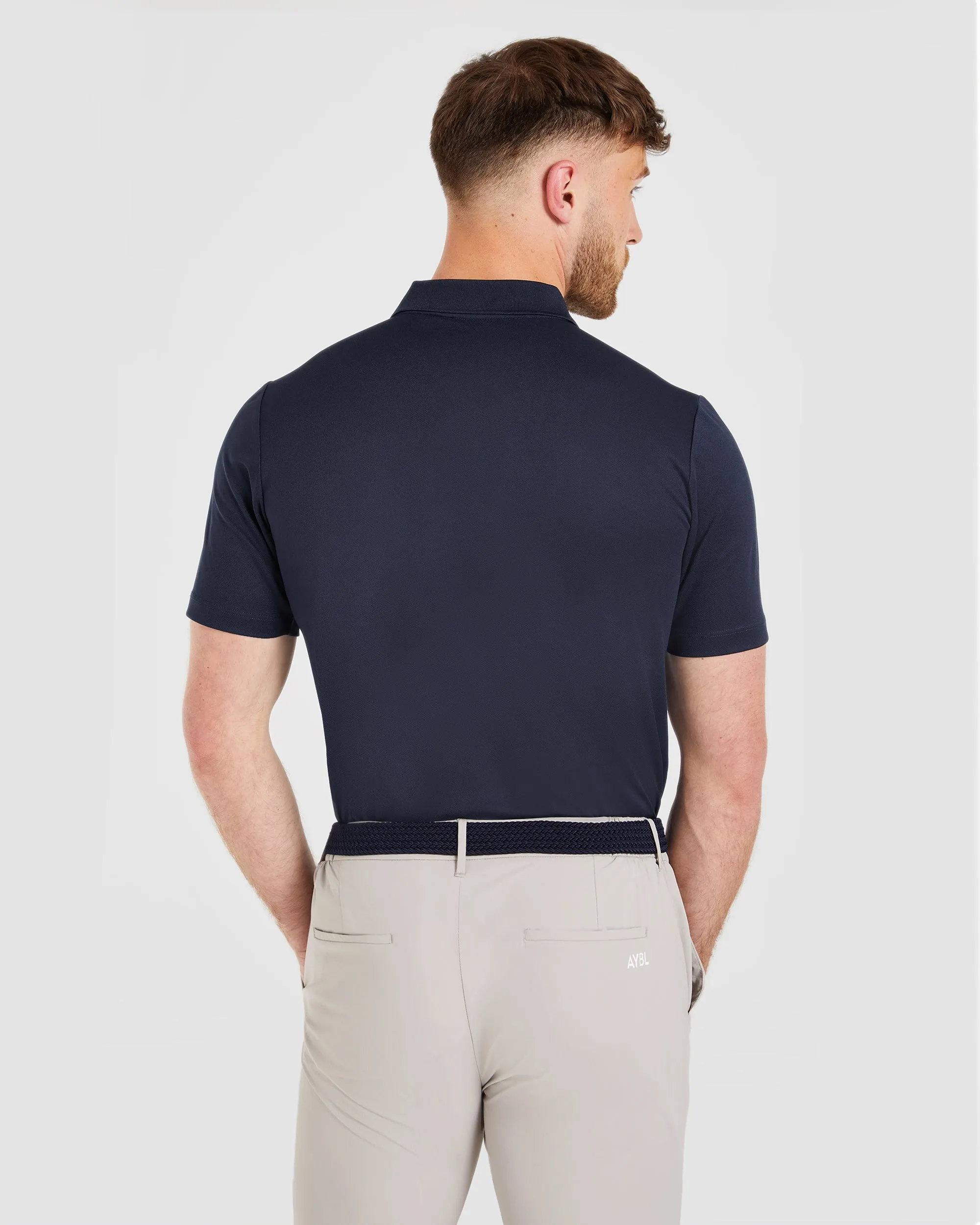 Performance Polo Shirt - Navy sold by AYBL product image thumbnail 2