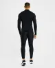 Essential Seamless 1/4 Zip Pullover - Black sold by AYBL