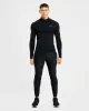 Essential Seamless 1/4 Zip Pullover - Black sold by AYBL