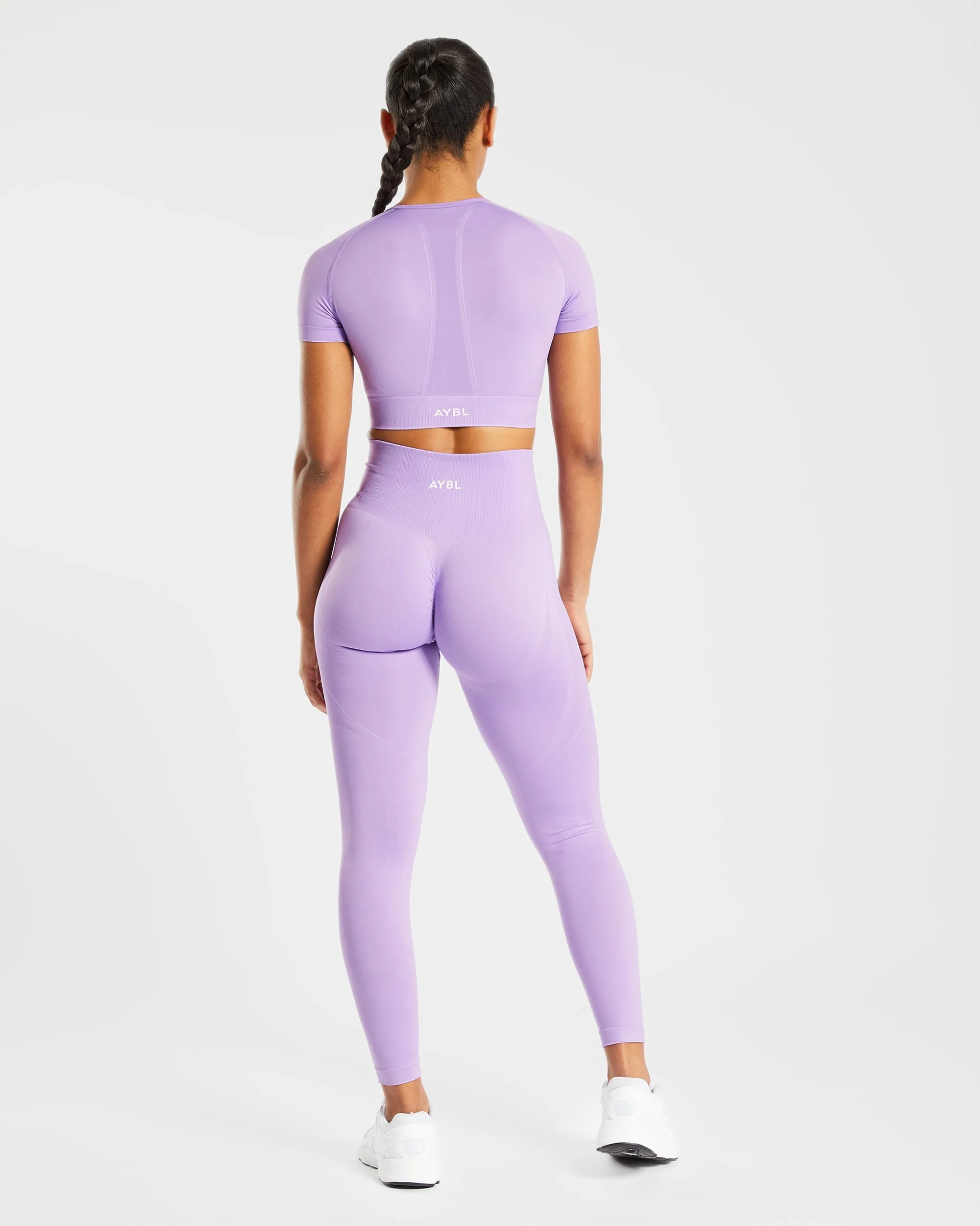 Empower Seamless Leggings - Purple sold by AYBL product image thumbnail 4