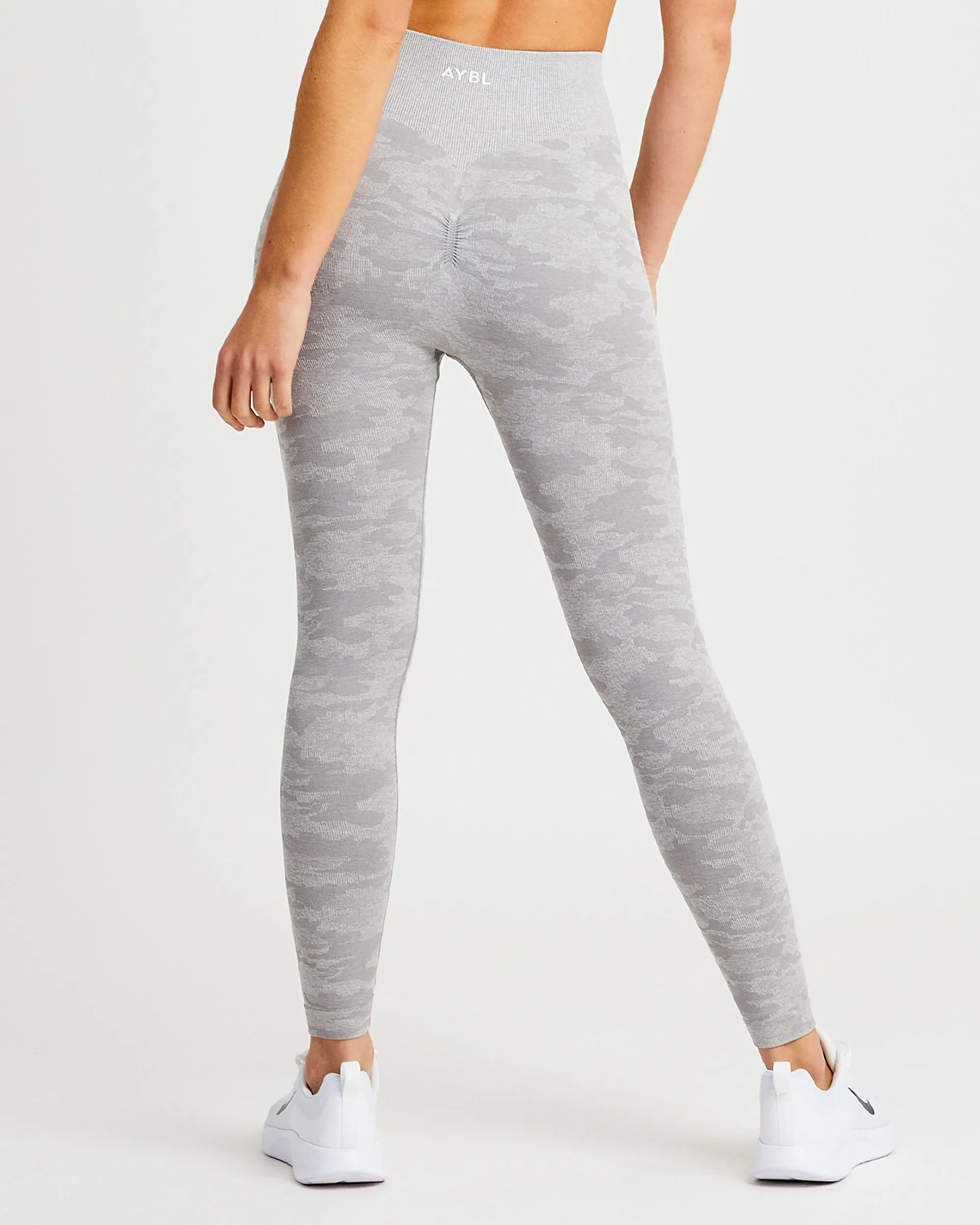 Evolve Camo Seamless Leggings - Grey sold by AYBL product image thumbnail 2
