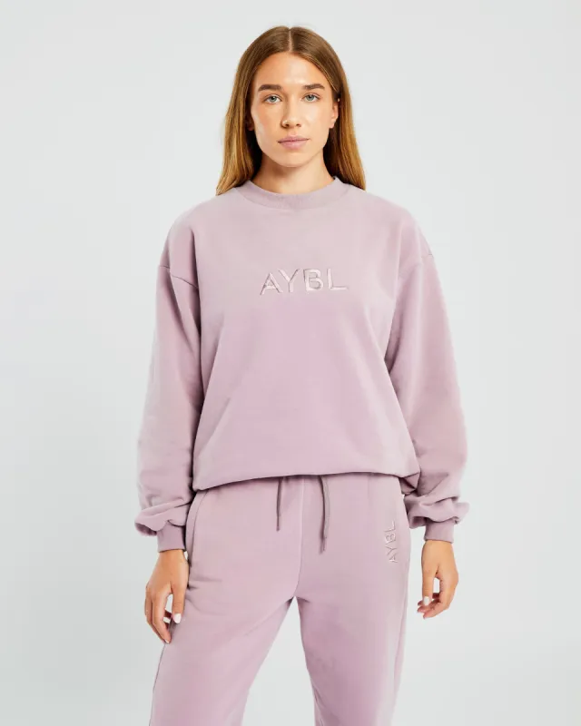 Everyday Relaxed Sweater - Muted Mauve sold by AYBL